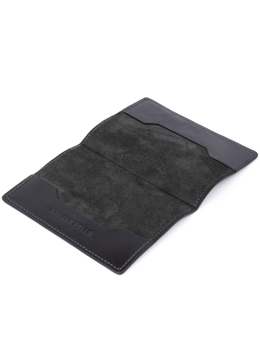 Шкіряна обкладинка на паспорт 10х13,7х0,5 см Grande Pelle (253491153)