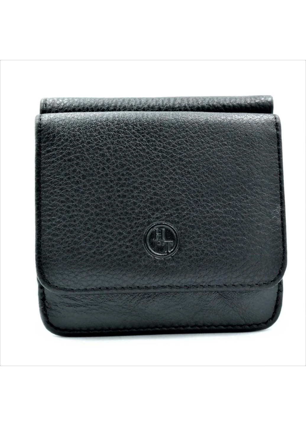 Мужской кожаный кошелек 9х9,5х2 см H.T.Leather (255709855)