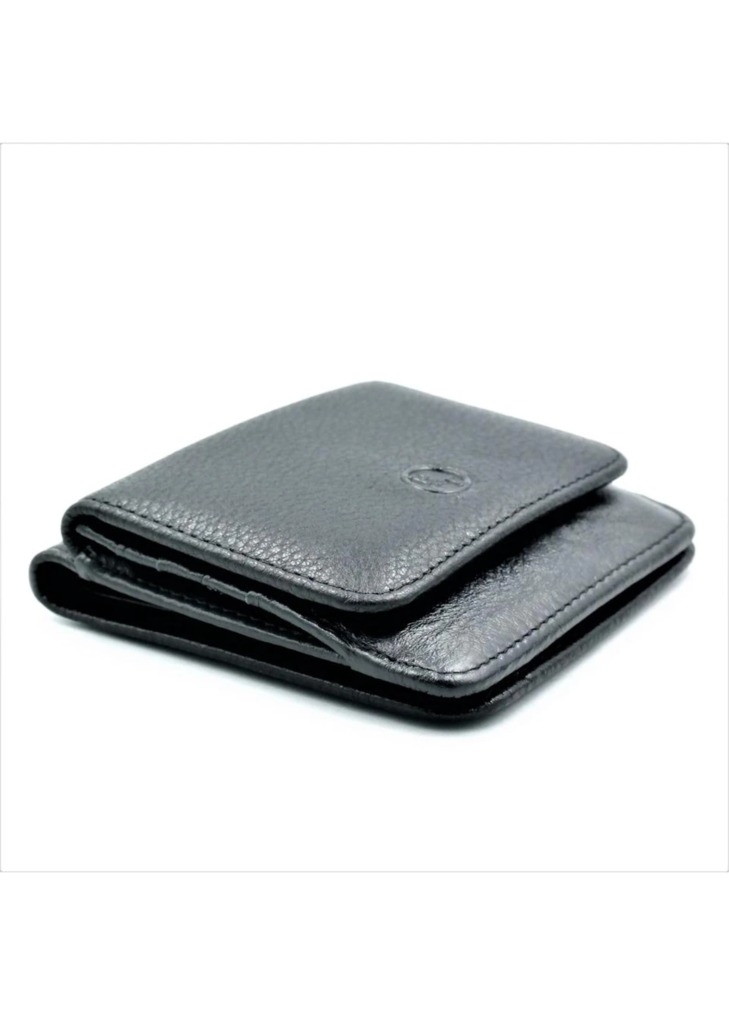 Мужской кожаный кошелек 9х9,5х2 см H.T.Leather (255709855)