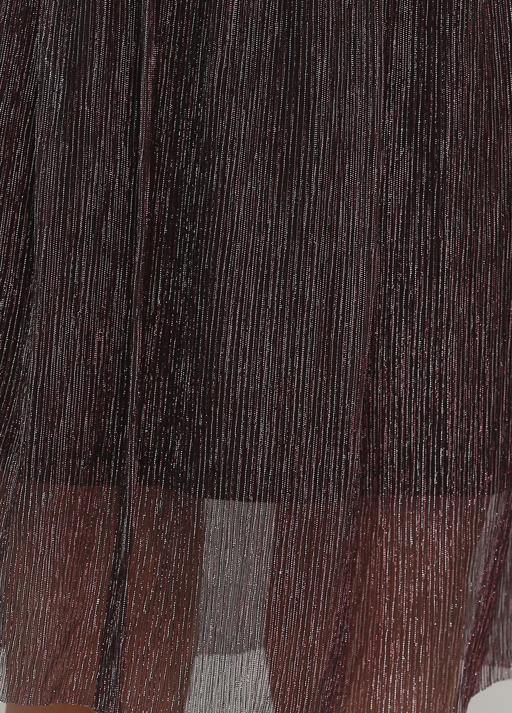 Розово-коричневое коктейльное платье плиссированное Desires однотонное