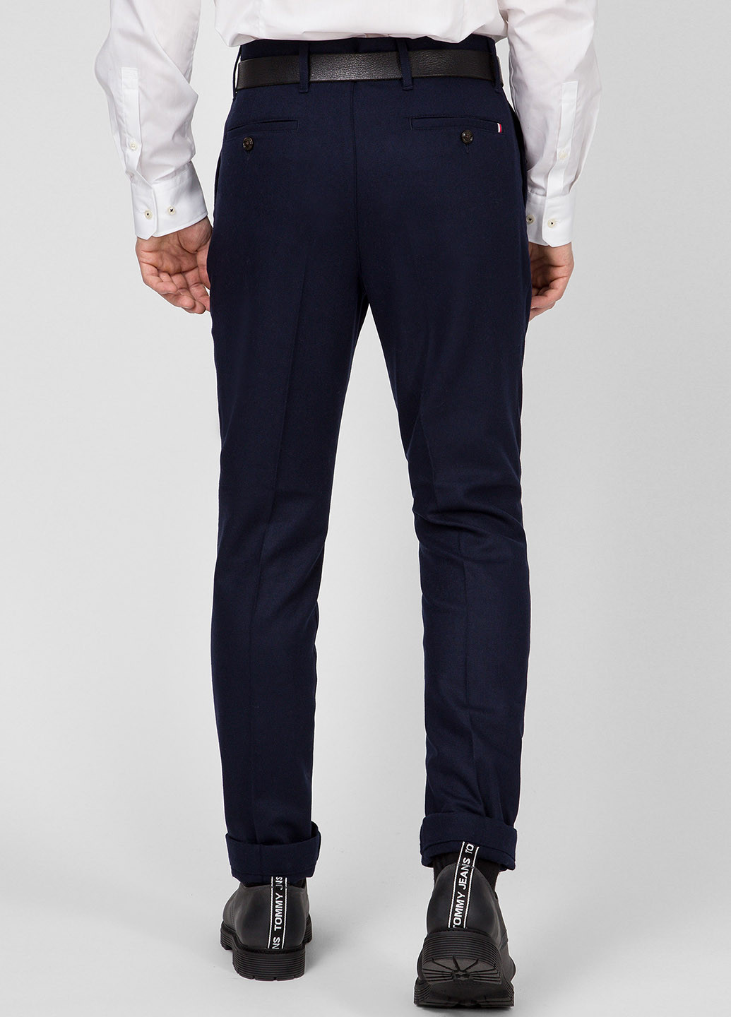 Темно-синие кэжуал демисезонные чиносы брюки Tommy Hilfiger