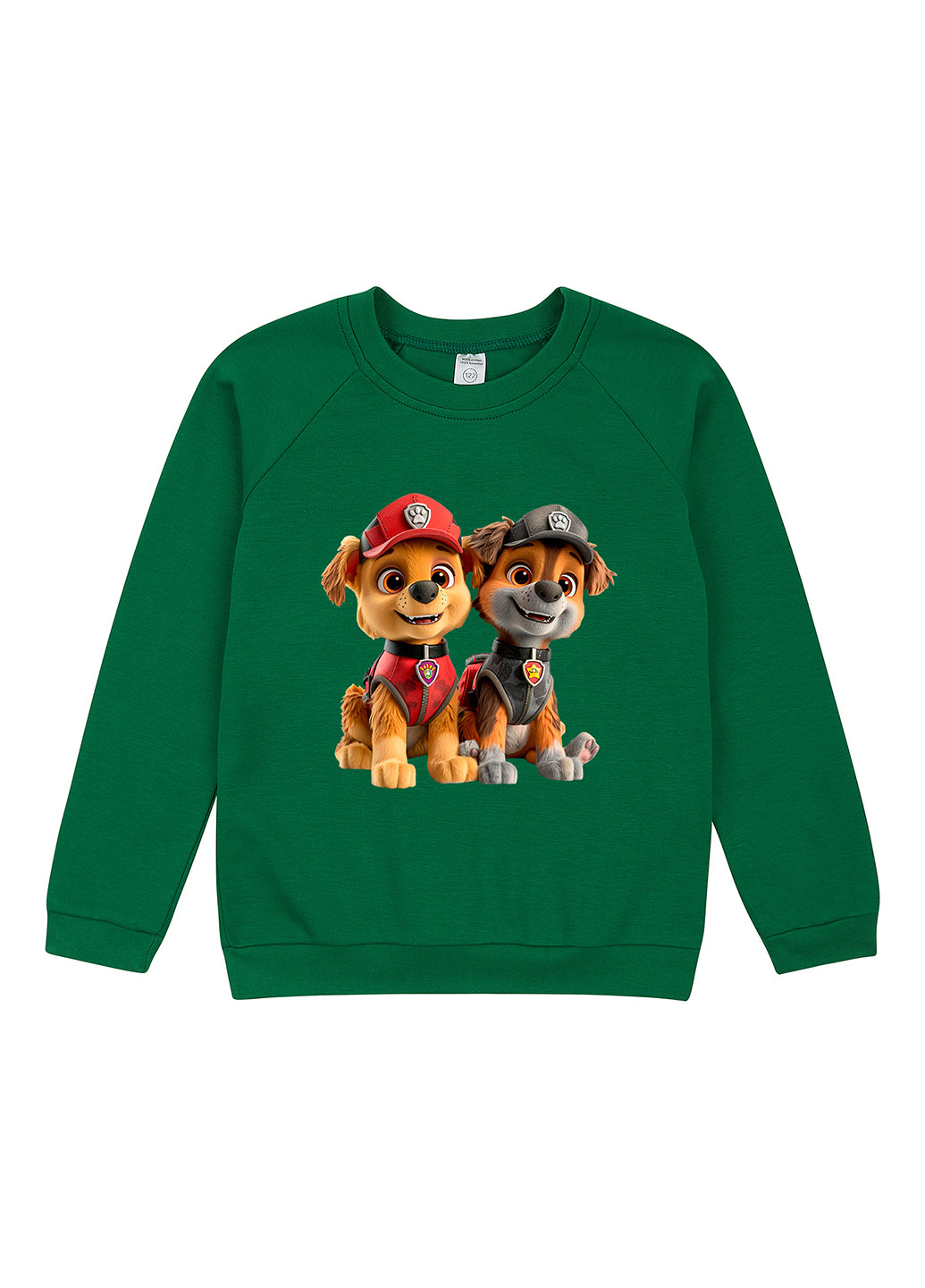 Зеленый свитшот Garnamama персонажи без декора (369145603)