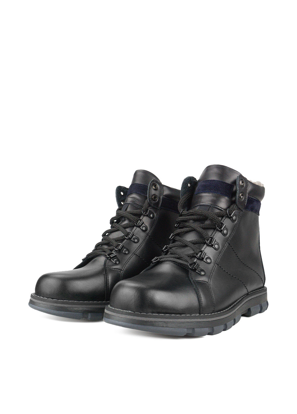 Черные зимние ботинки Swallow