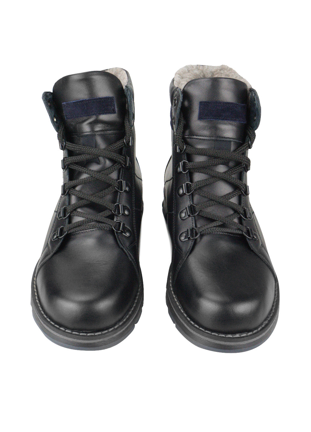 Черные зимние ботинки Swallow