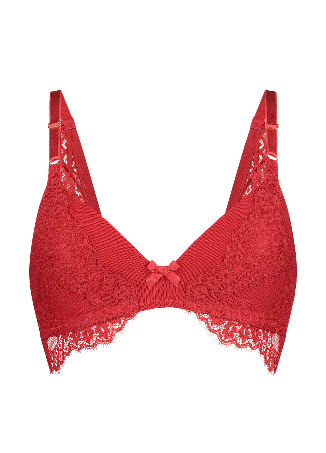 Червоний бюстгальтер Hunkemoller без кісточок поліамід