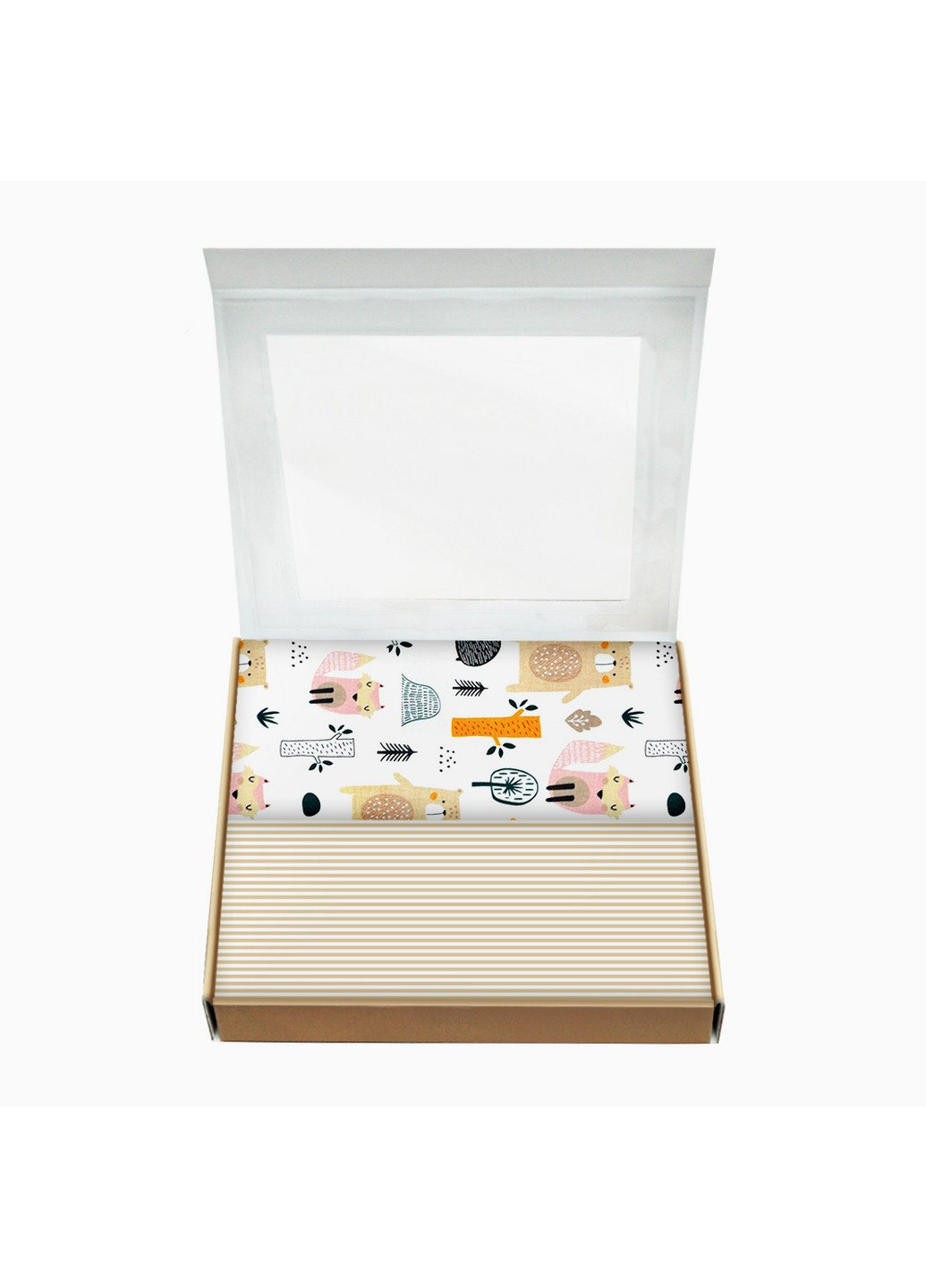 Набір пелюшок бязь FOREST BEIGE LINE (2 шт) Cosas (250498770)