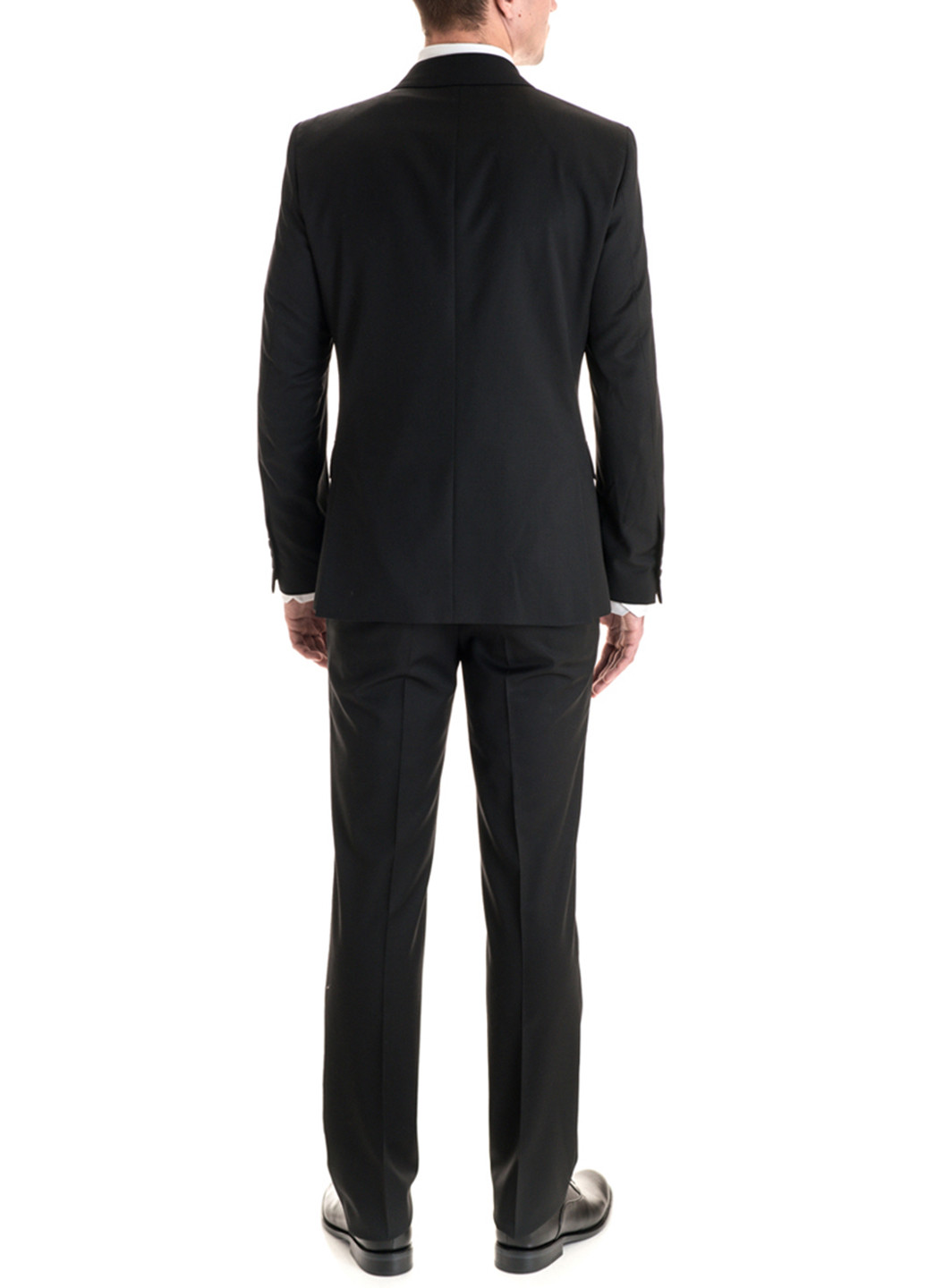 Чорний демісезонний костюм (піджак, штани) брючний Gregory Arber
