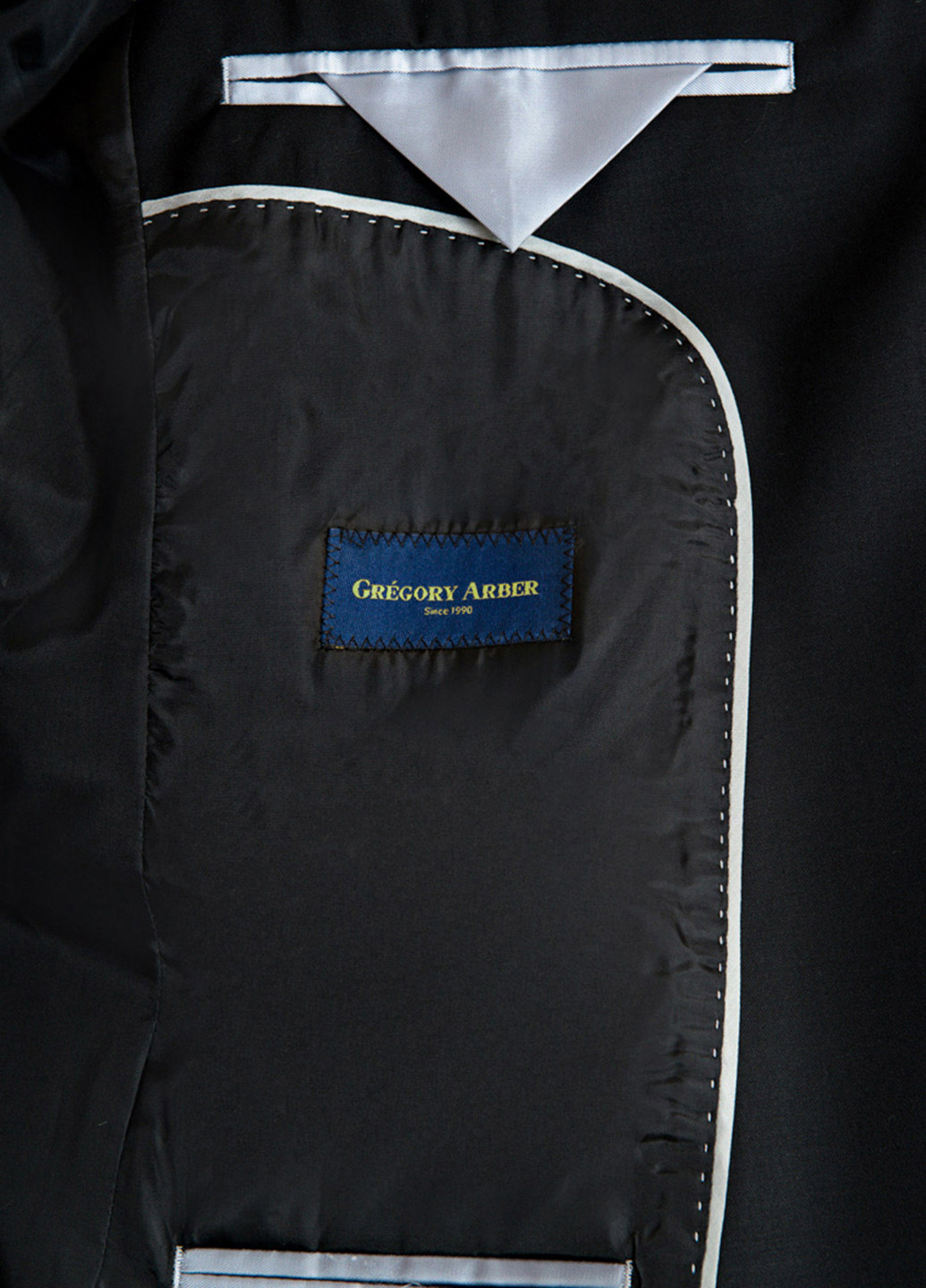 Чорний демісезонний костюм (піджак, штани) брючний Gregory Arber