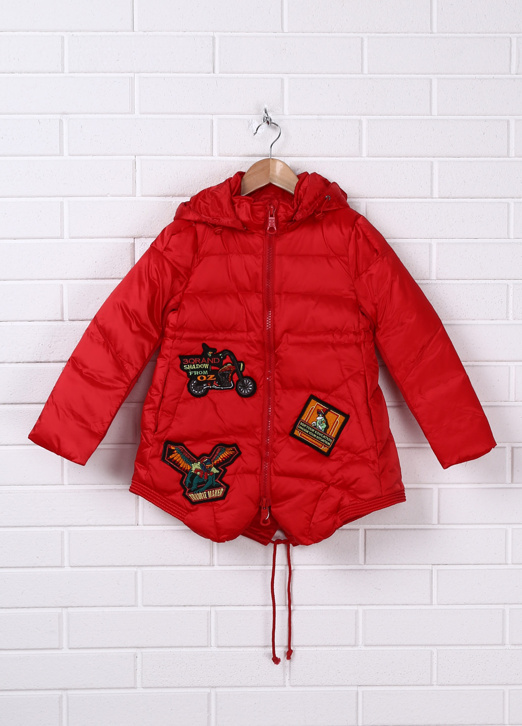 Красная демисезонная куртка 3QR Rand