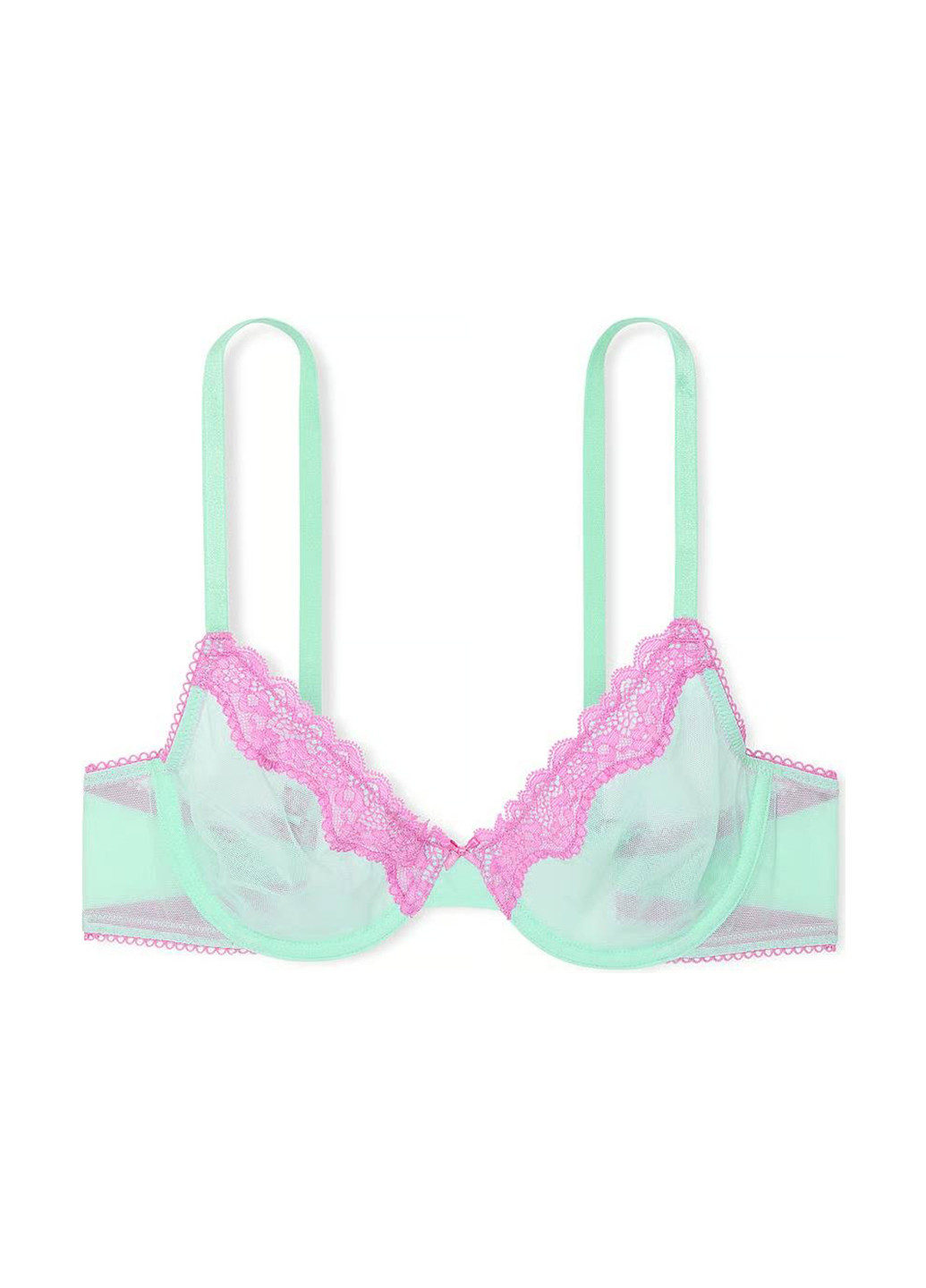 Бирюзовый демисезонный комплект (бюстгальтер, трусики) Victoria's Secret