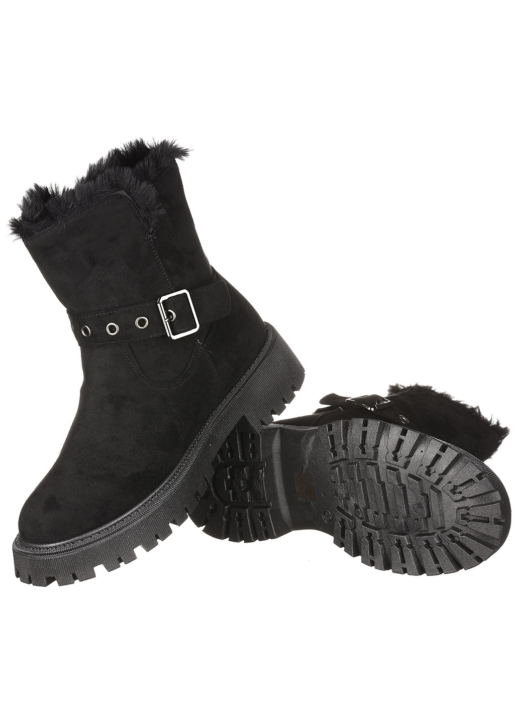 Зимние женские зимние ботинки в2001-2 Navigator из искусственной замши