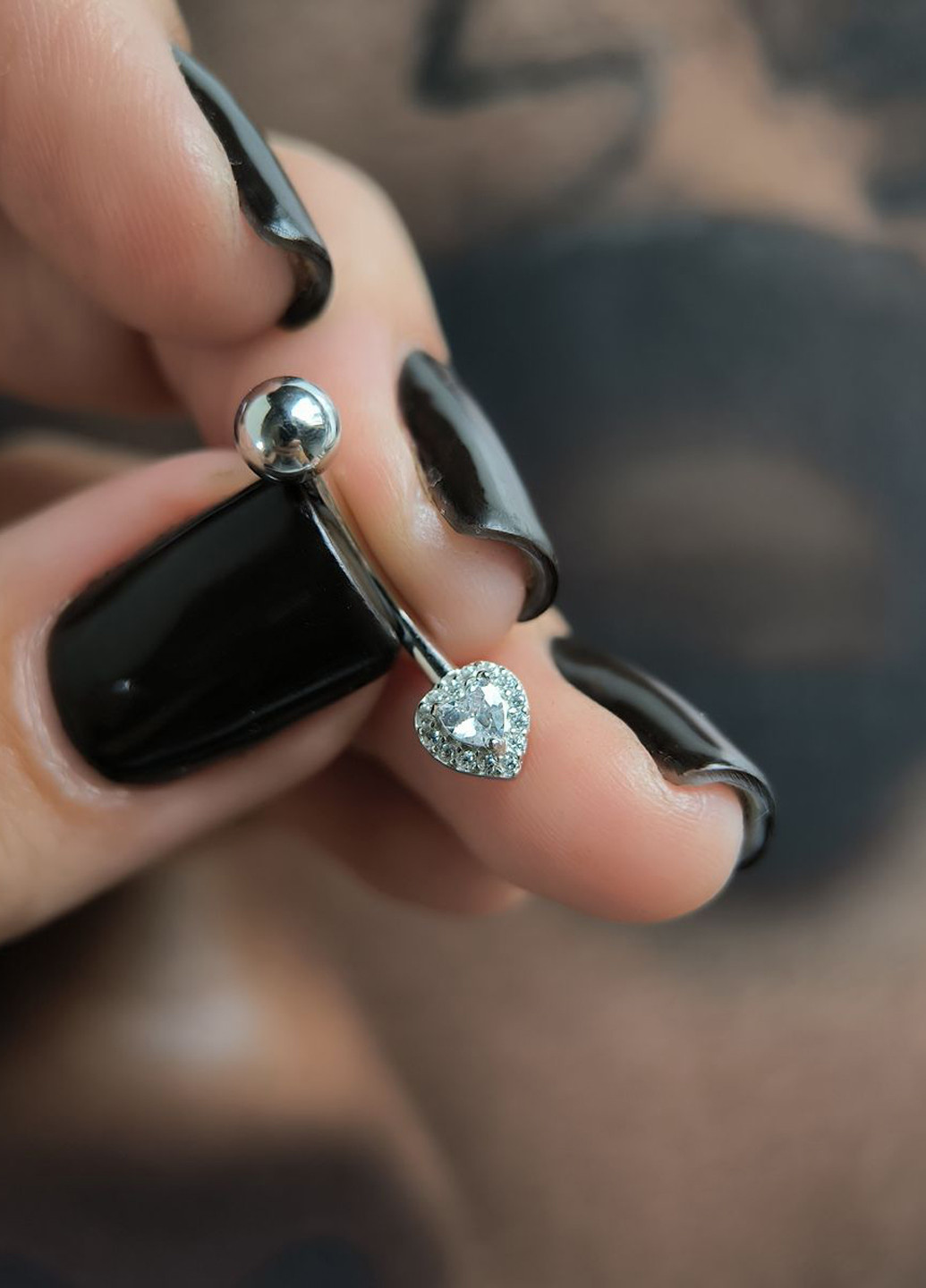 Сережка для пірсингу Silver Flame (350941348)