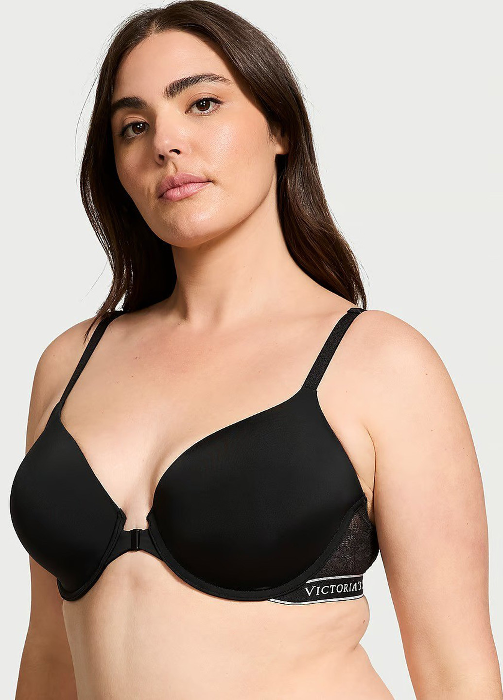 Черный демисезонный комплект (бюстгальтер, трусики) Victoria's Secret