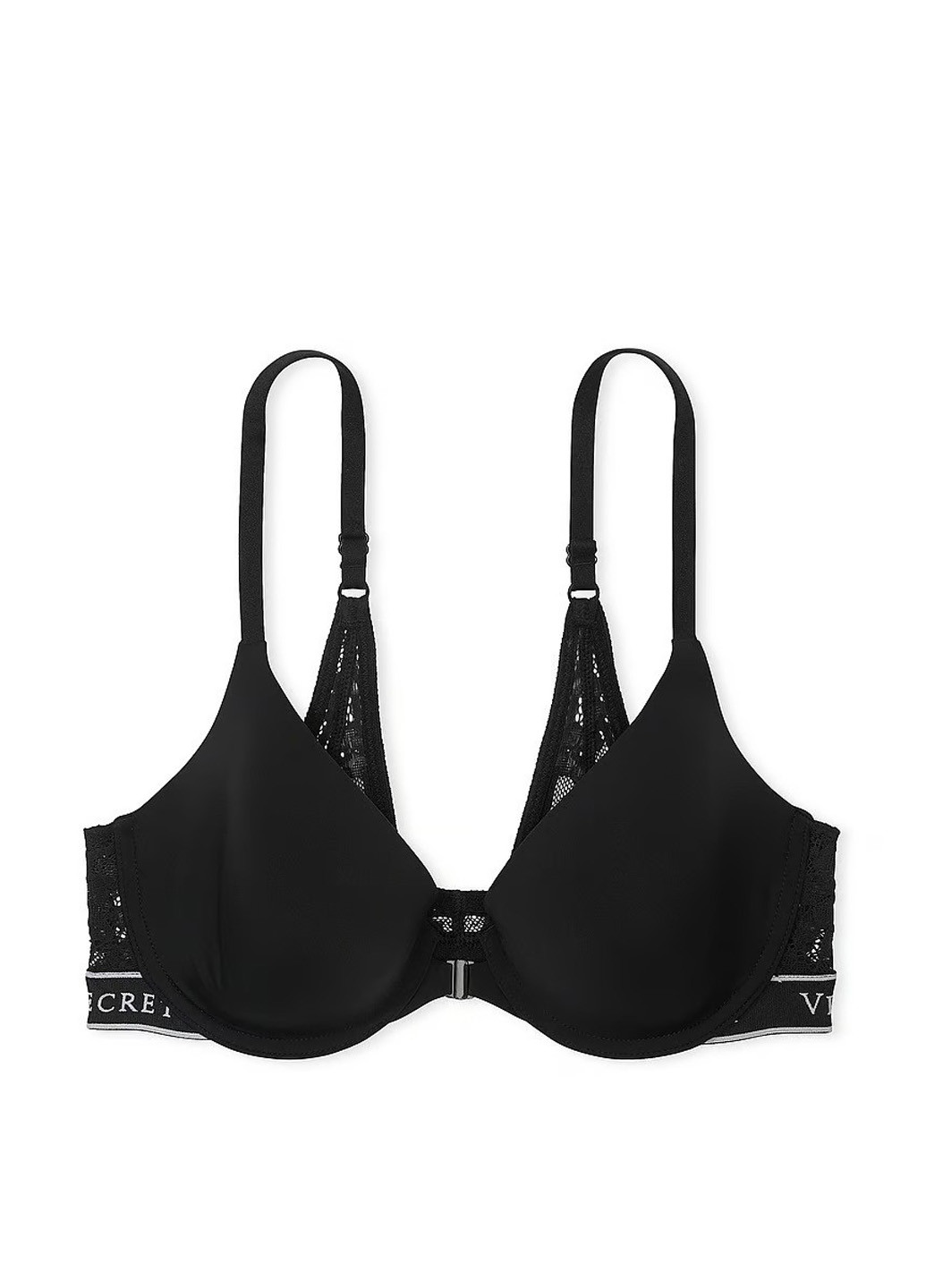 Черный демисезонный комплект (бюстгальтер, трусики) Victoria's Secret