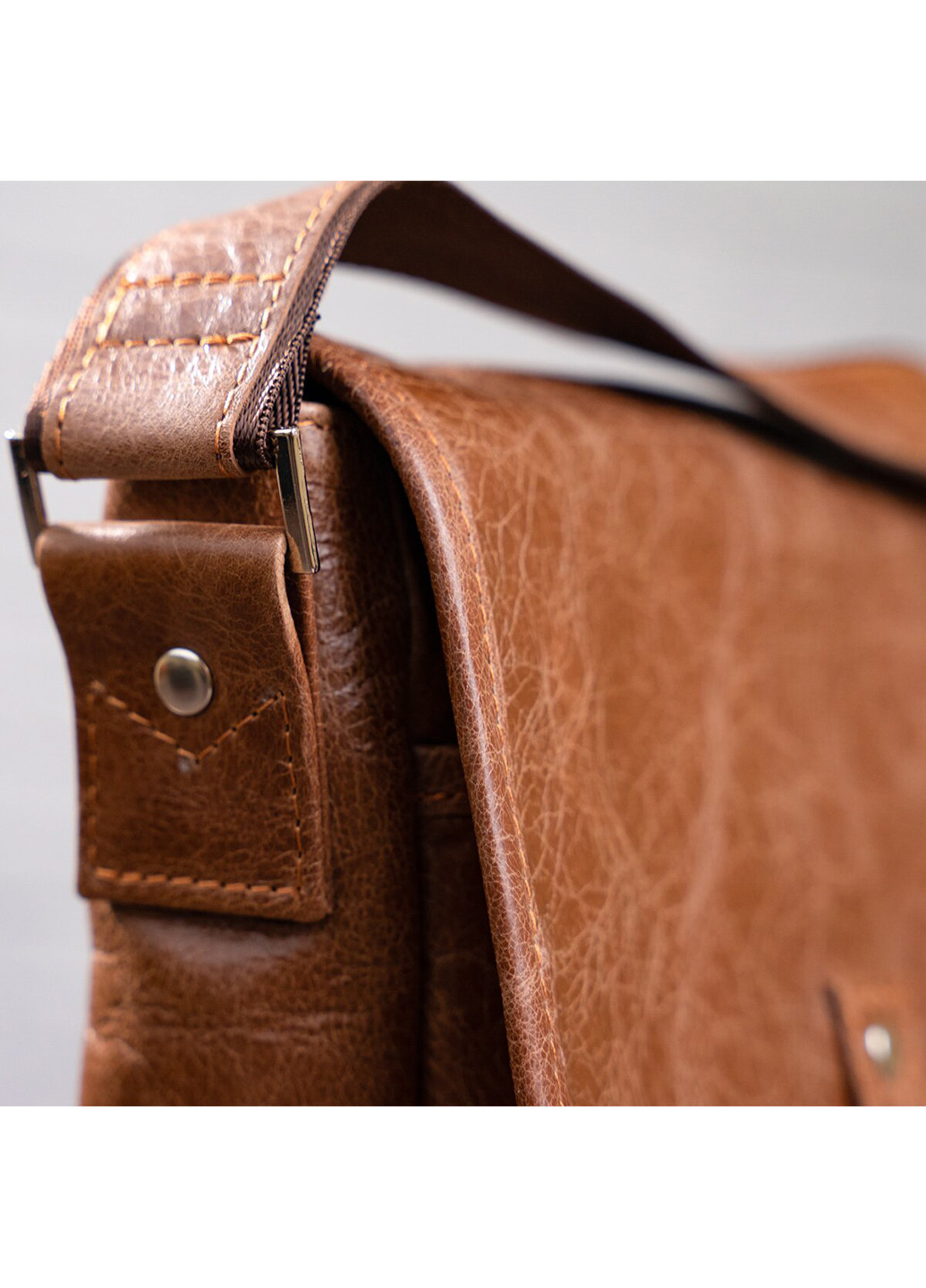 Чоловіча шкіряна сумка 22х23х7 см Shvigel (252133273)