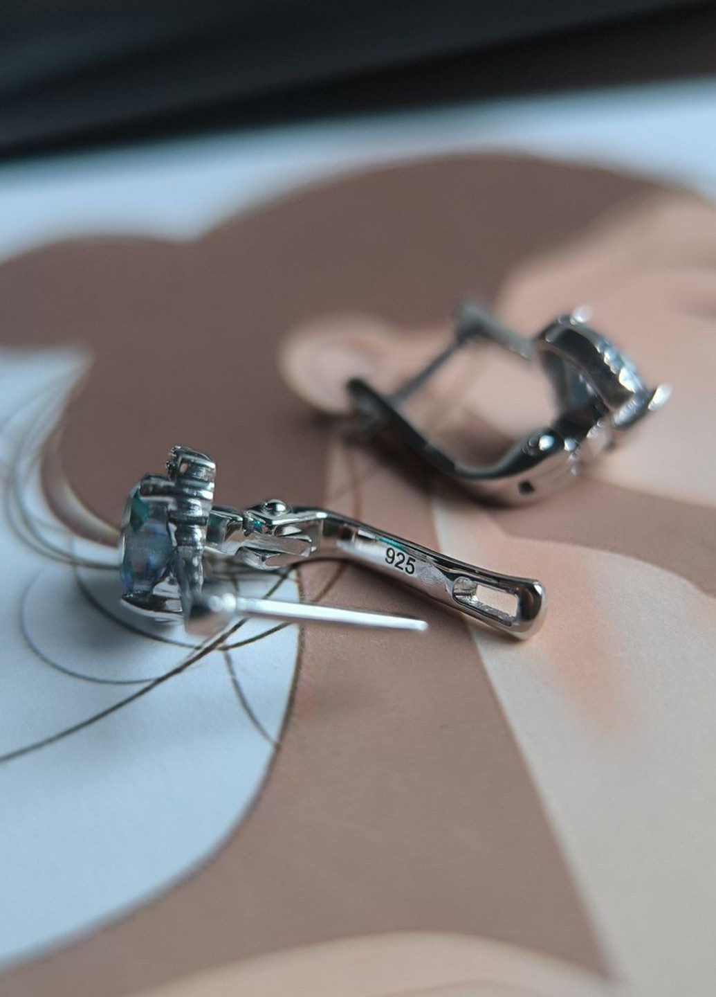 Сережки Silver Flame (369649444)