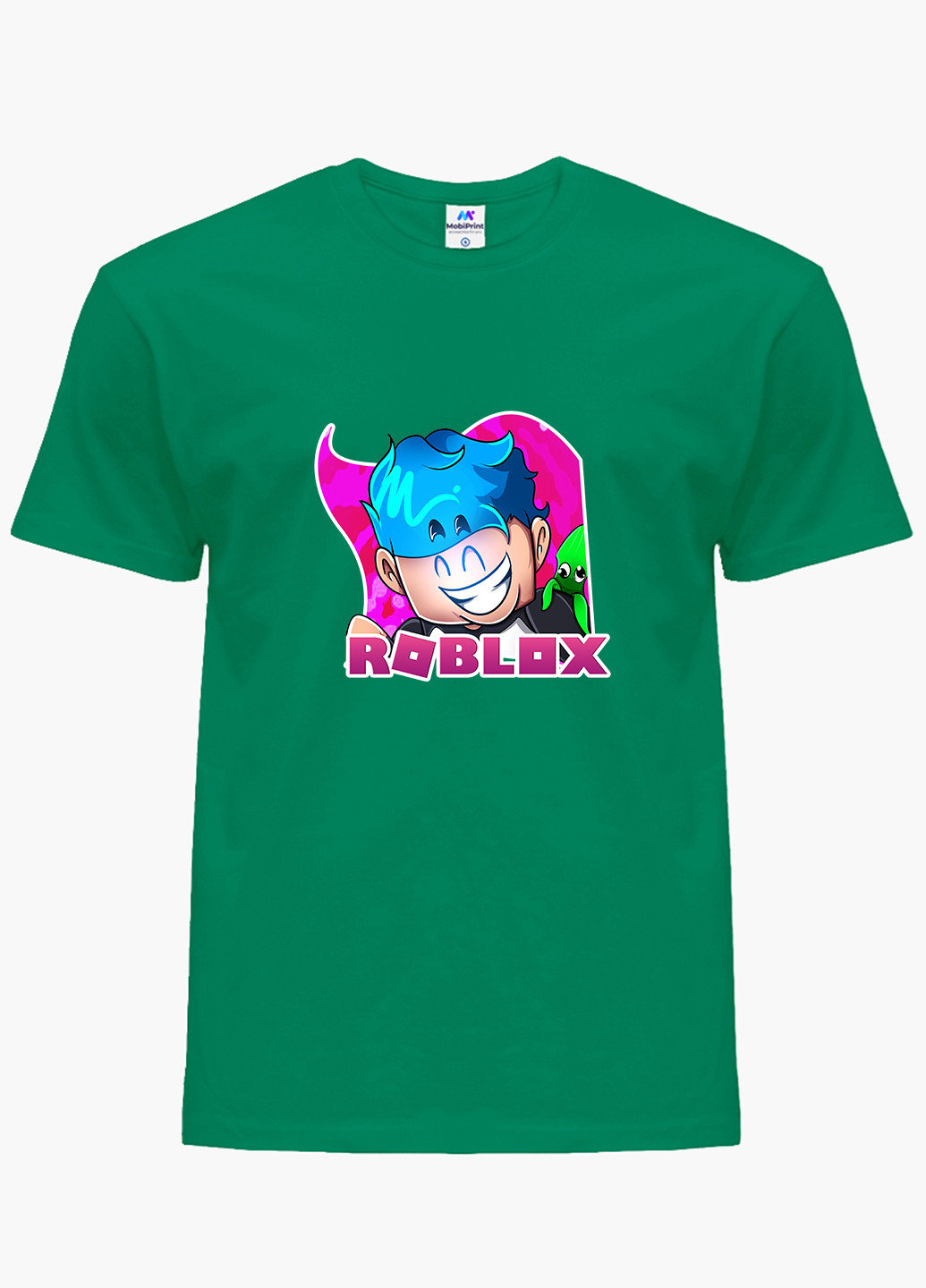 Зелена демісезонна футболка дитяча роблокс (roblox) (9224-1223) MobiPrint