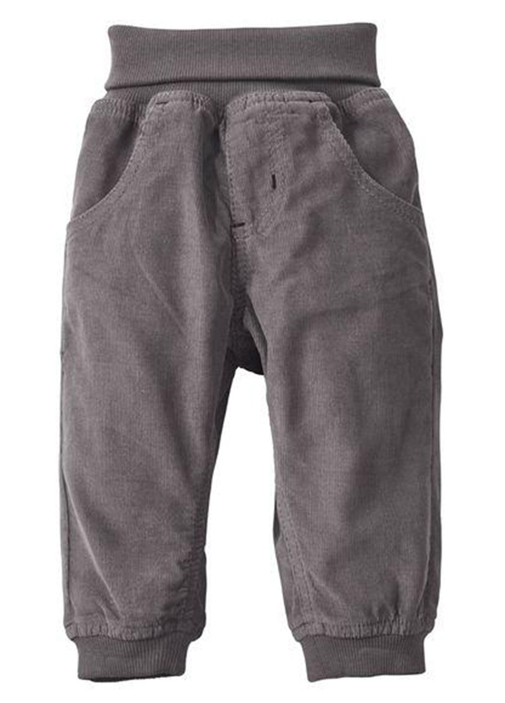 Серые кэжуал демисезонные брюки зауженные Lupilu