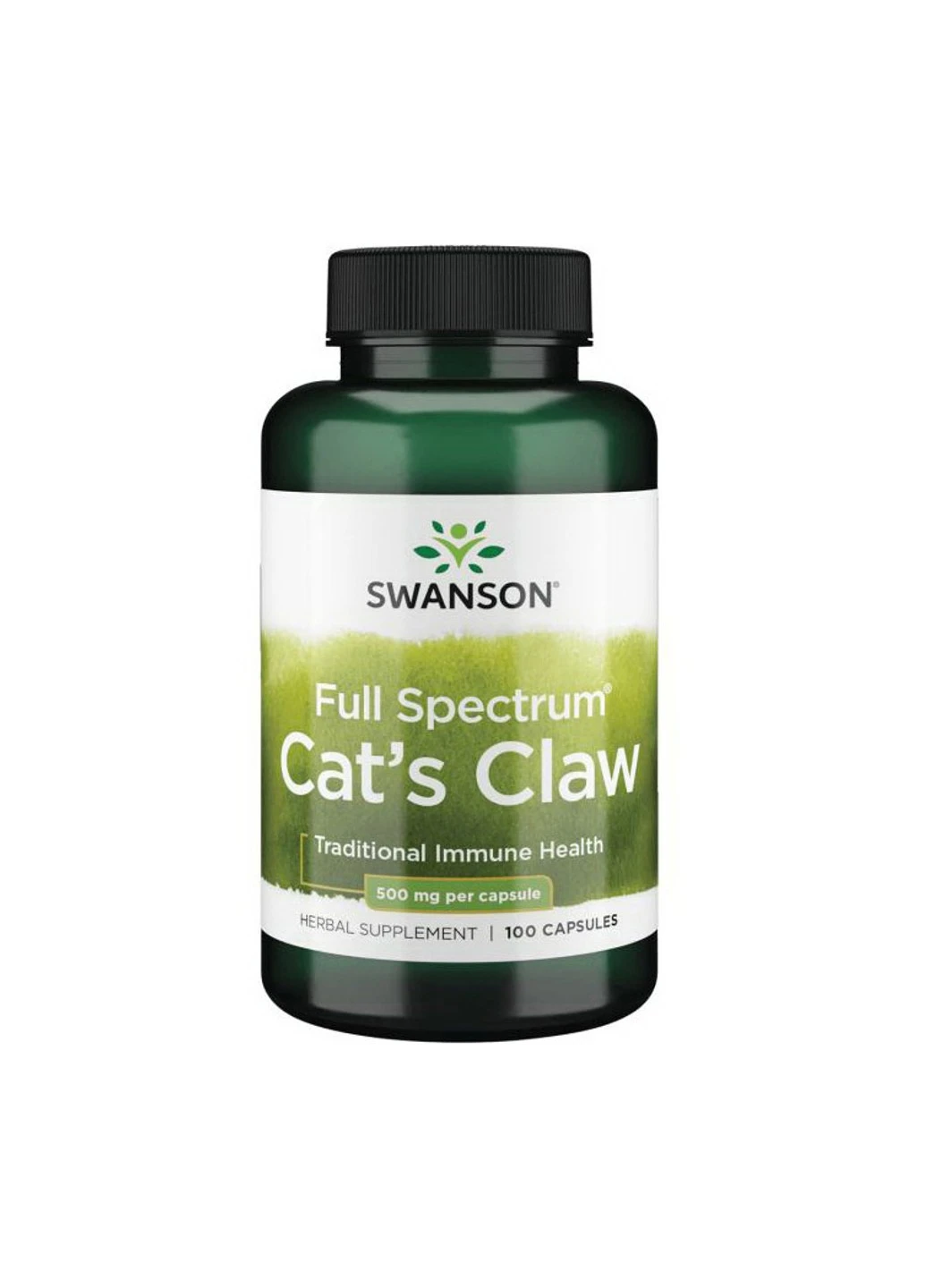 Кошачий коготь Full Spectrum Cat's Claw 500 mg 100 капсул Swanson (255408913)