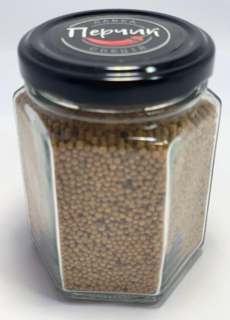 Горчица белая зерна 125 грамм в стеклянной банке No Brand (251407645)