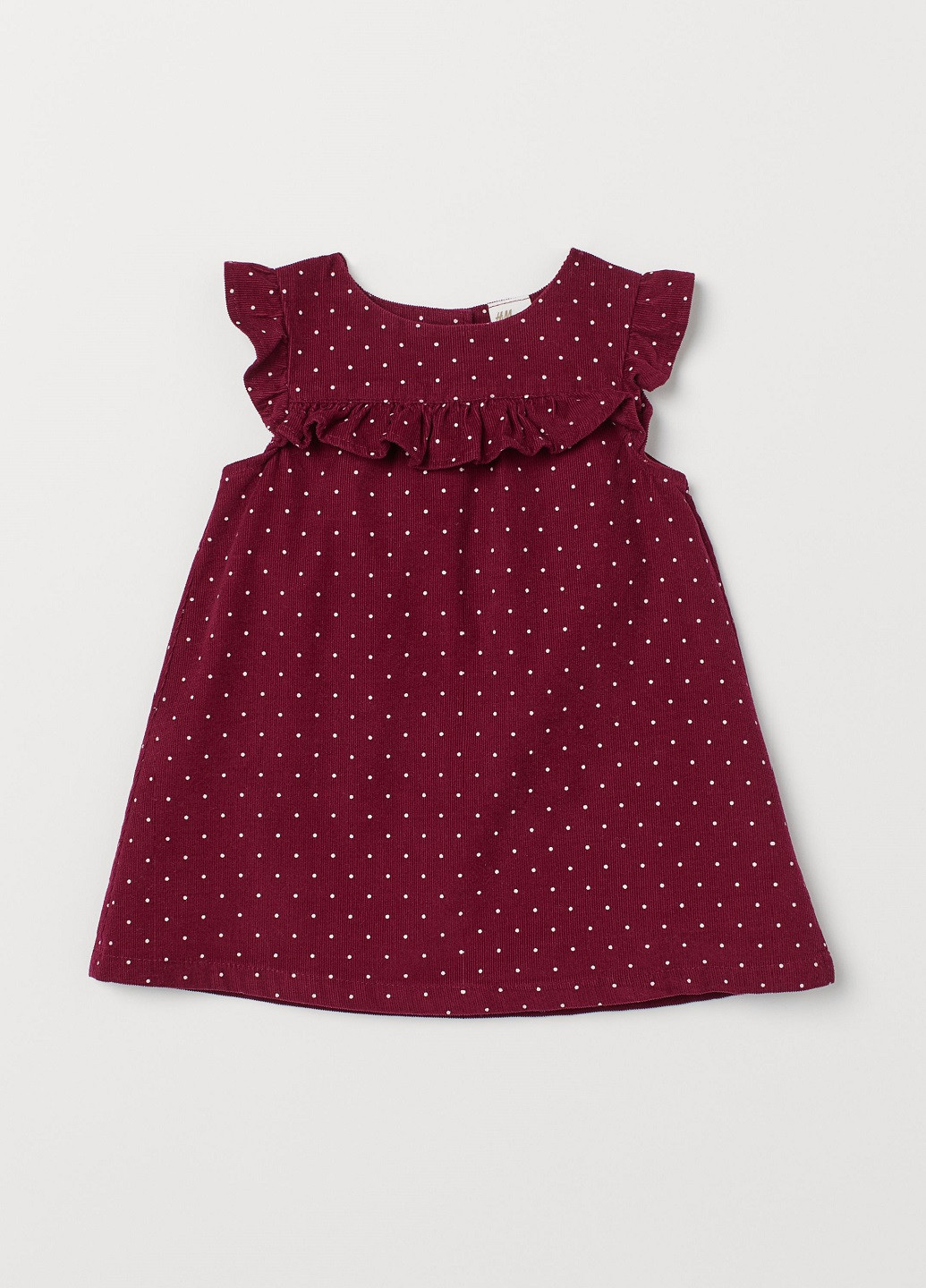 Бордовое платье H&M (198146452)