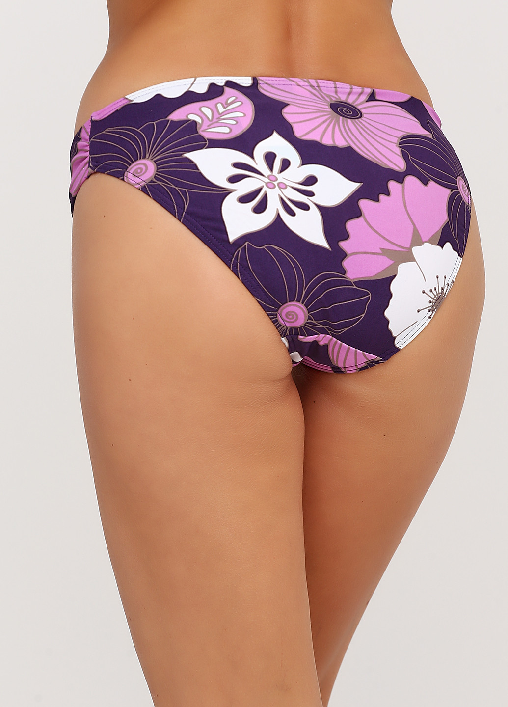 Фиолетовые купальные трусики-плавки с цветочным принтом Venice Beach