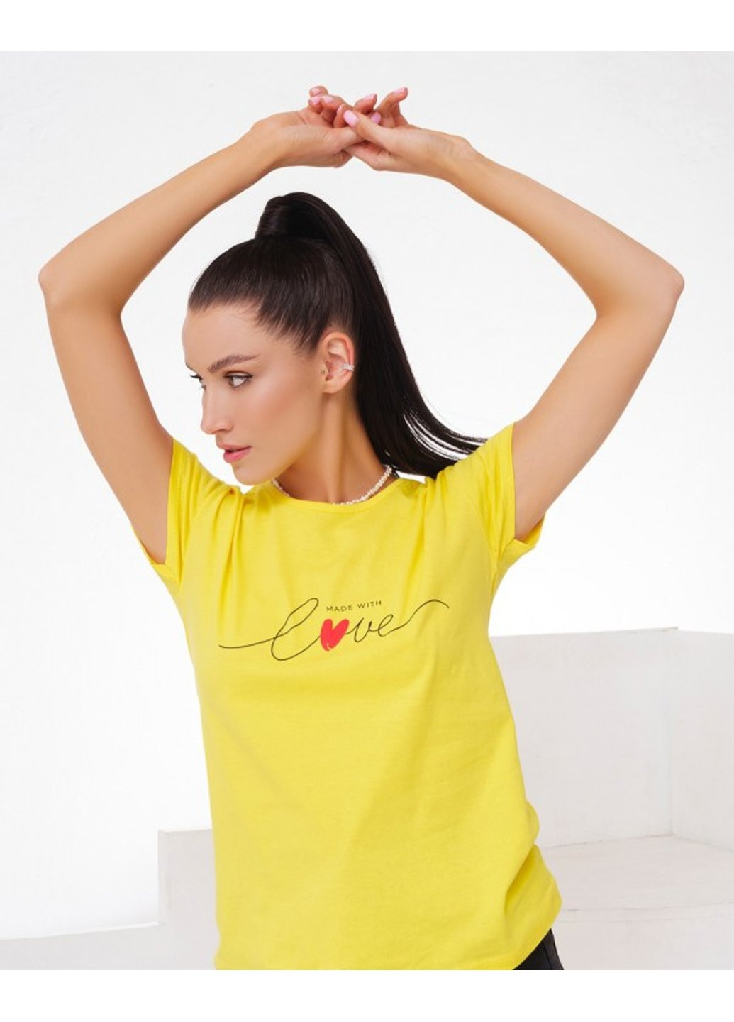 Жовта демісезон футболка wn20-248 l сірий ISSA PLUS