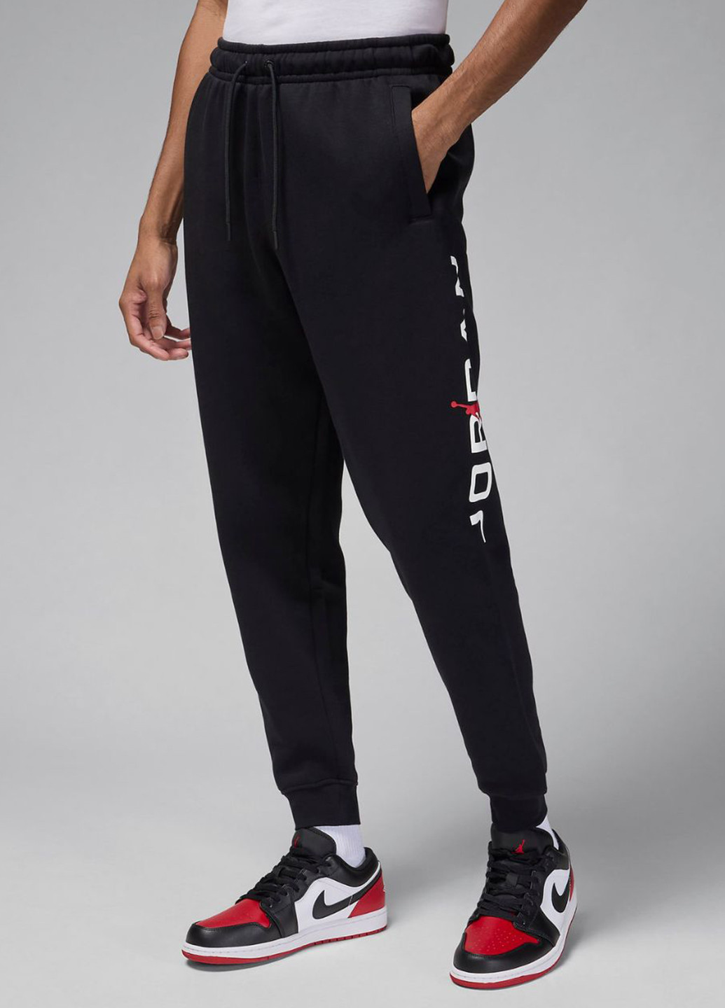 Черные спортивные, кэжуал демисезонные джоггеры брюки Jordan
