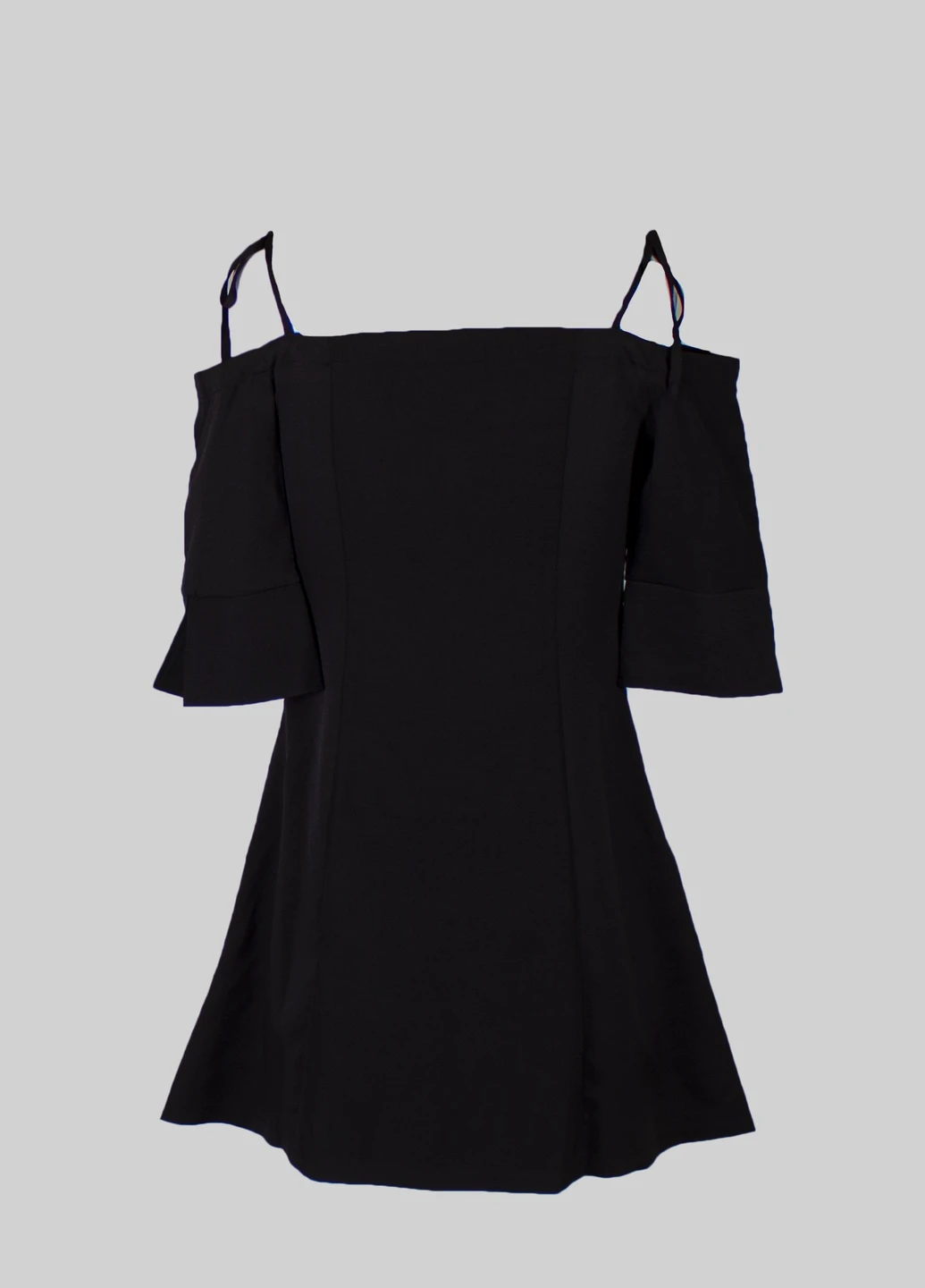 Черное кэжуал платье Boohoo однотонное