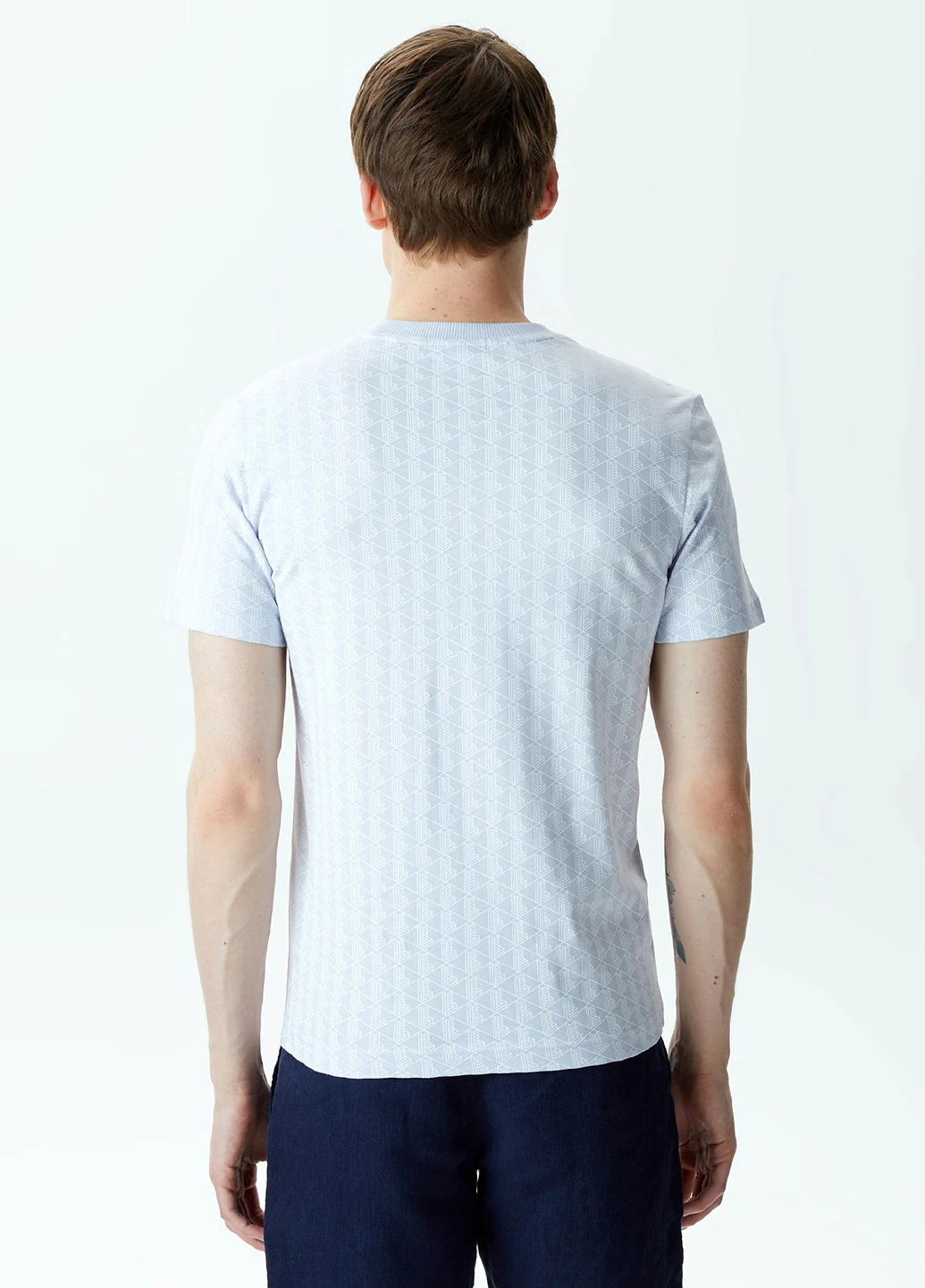 Блакитна футболка Lacoste