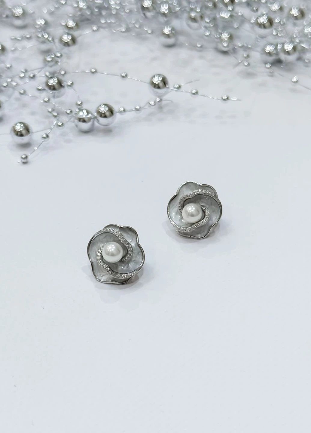 Сережки Silver Flame (317284643)