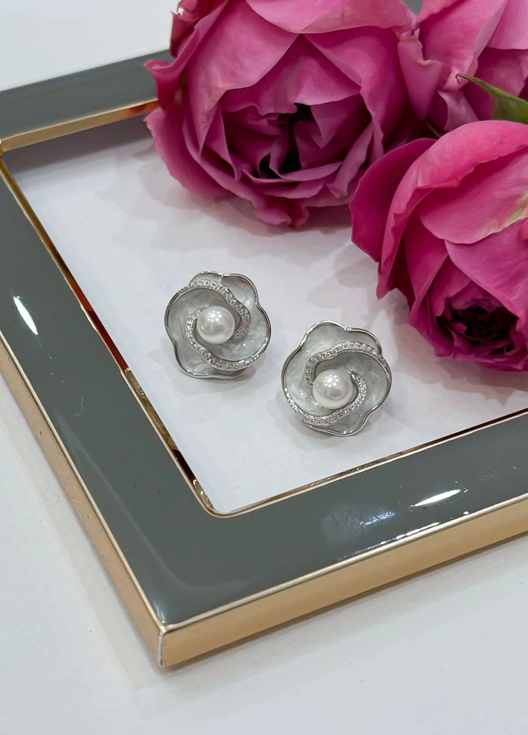 Сережки Silver Flame (317284643)