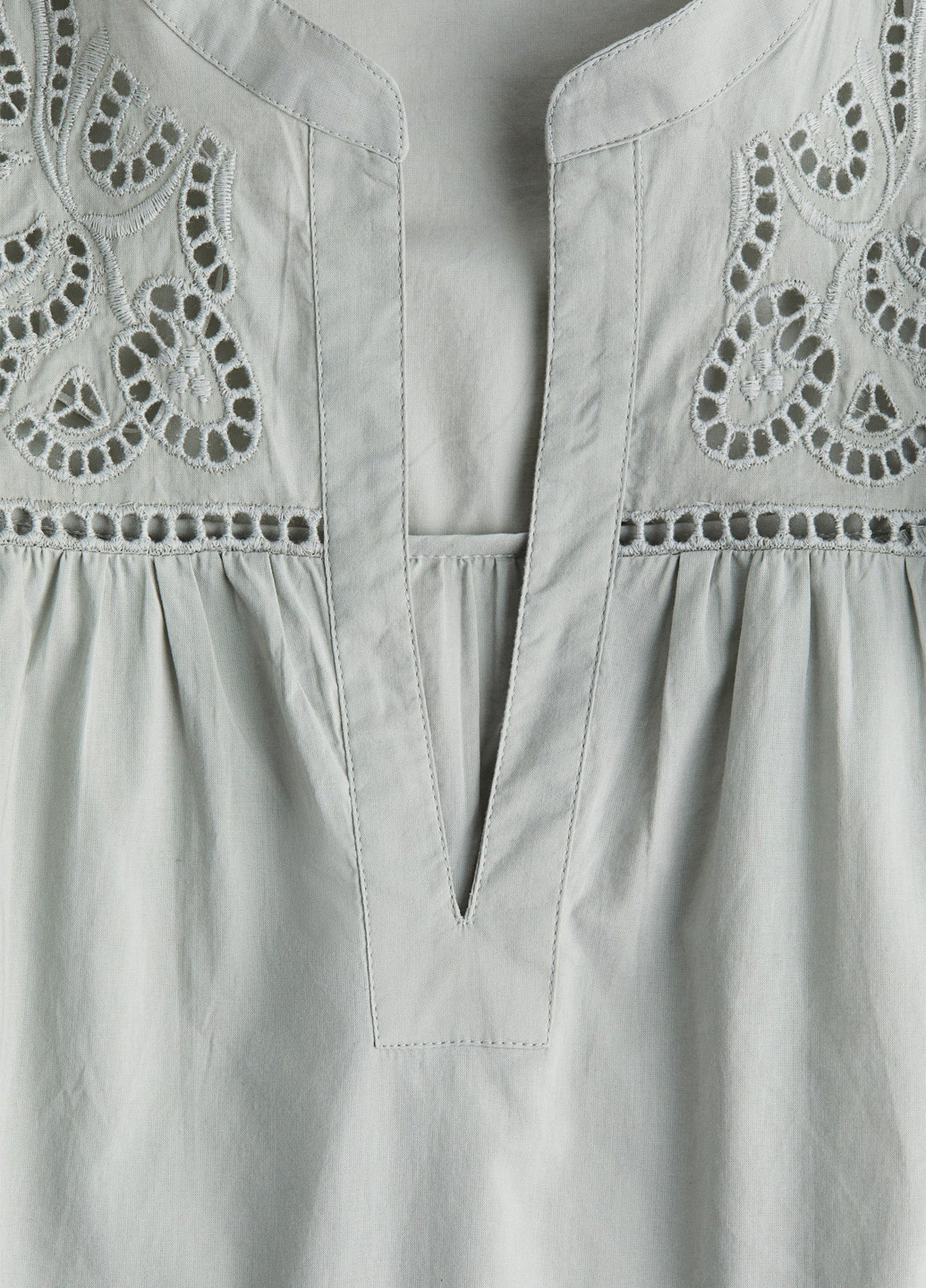 Сіро-зелена блуза H&M