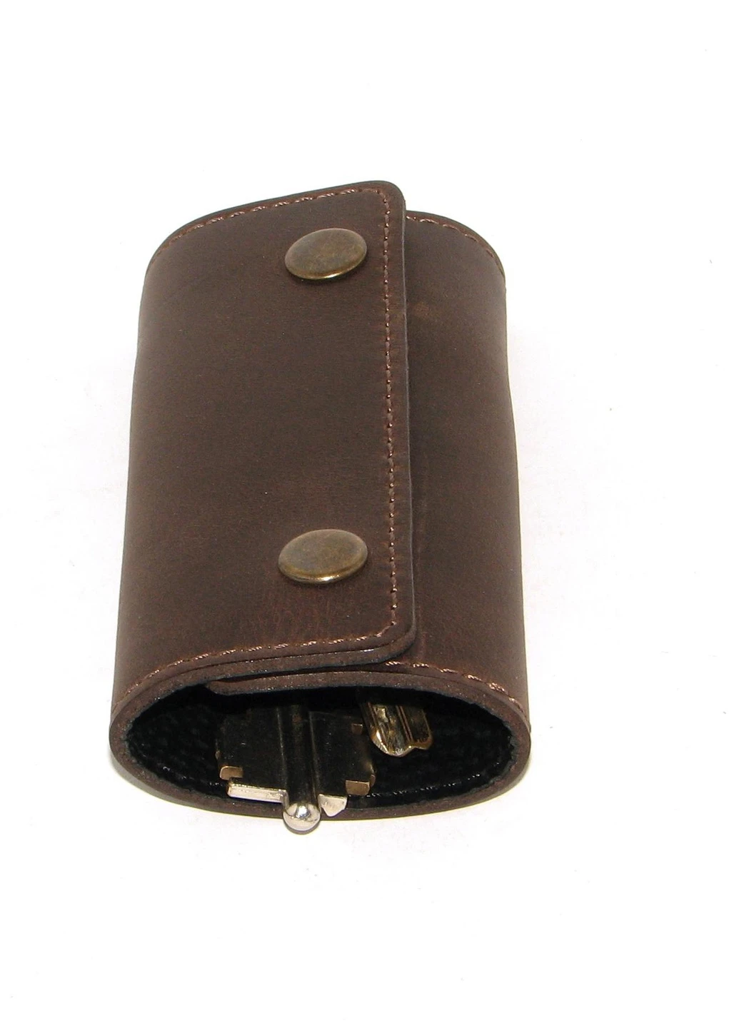 Подарочный набор №11 (ключница + обложка на права, ID паспорт) коричневый DNK Leather (253933679)