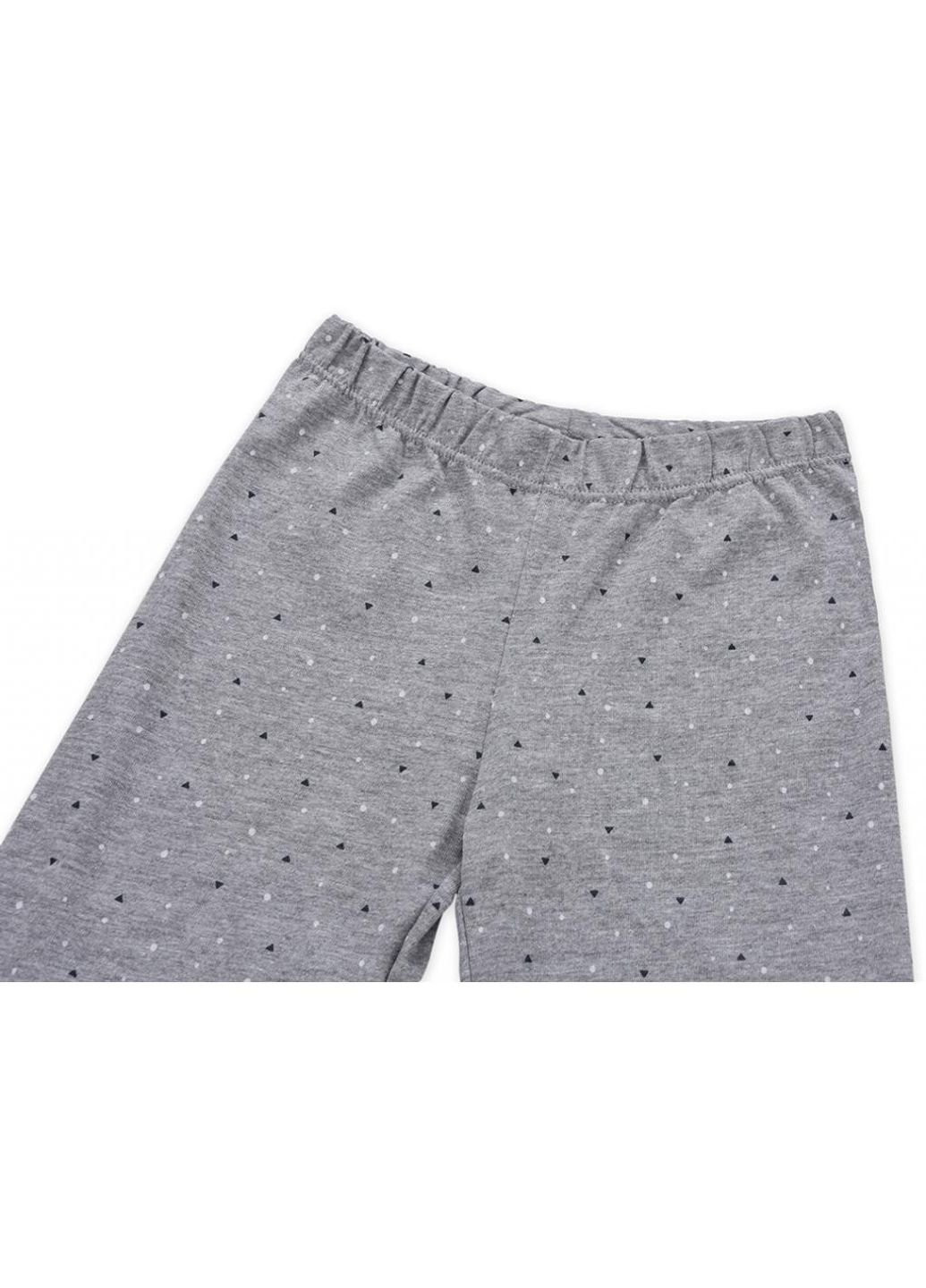 Сірий літній набір дитячого одягу "dansing on the moon" (8648-80g-beige) Breeze