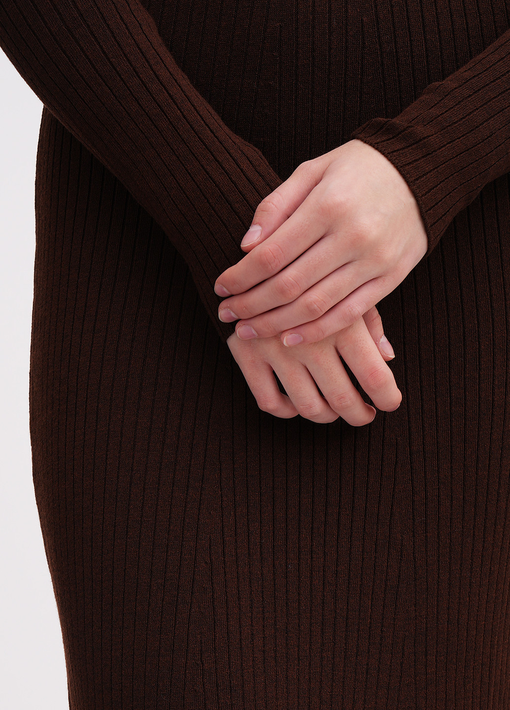 Коричнева кежуал сукня сукня-сорочка EQUILIBRI однотонна