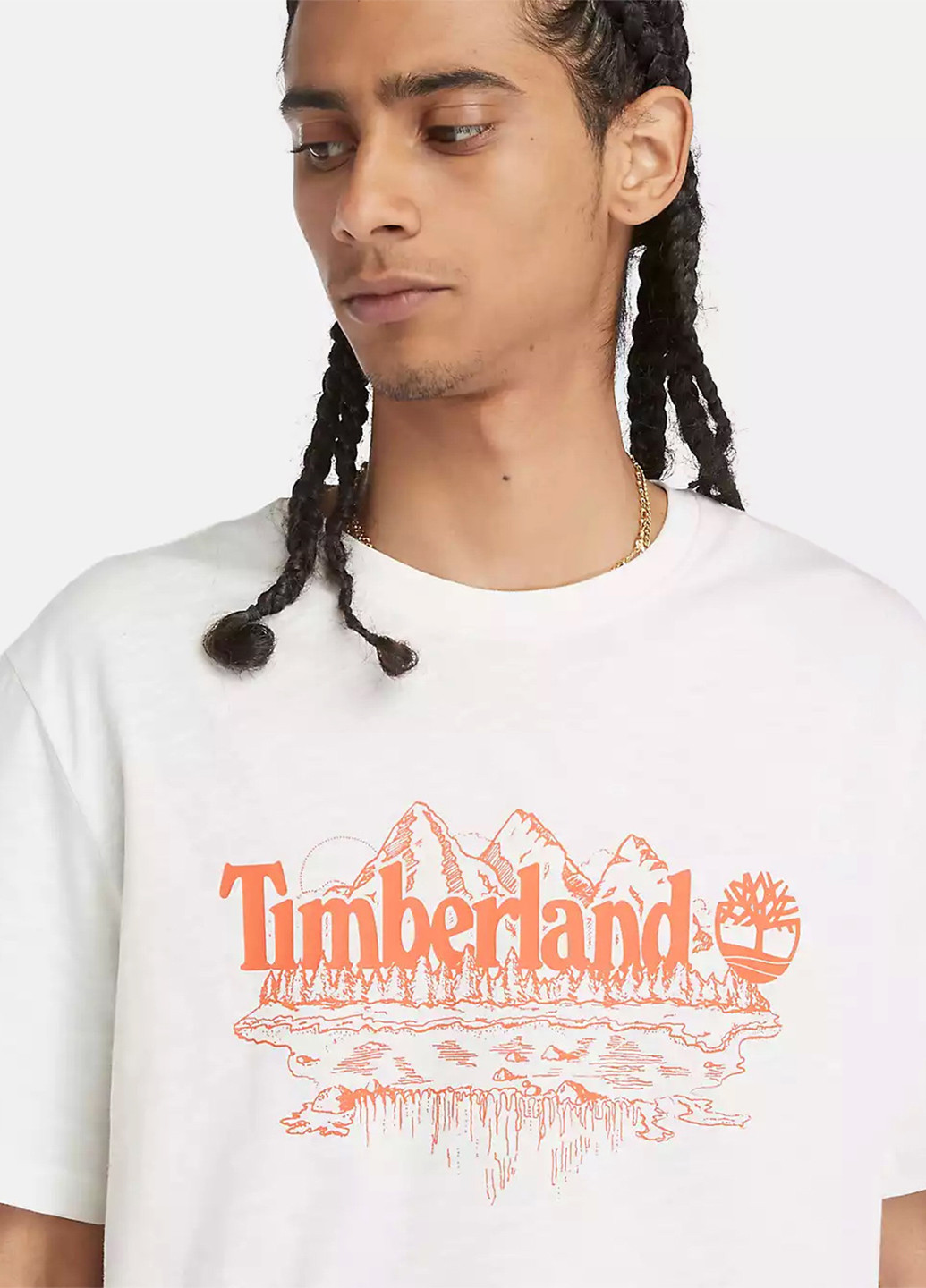 Біла футболка Timberland