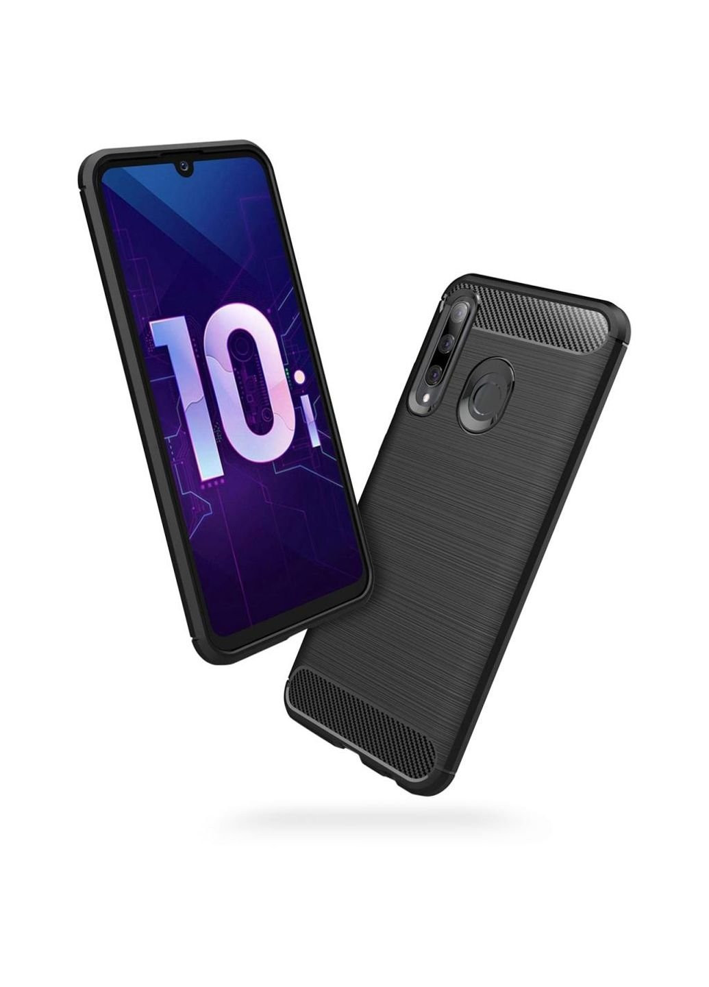 Чехол для мобильного телефона для Huawei P Smart 2019 Carbon Fiber (Black) (LT-PST19) Laudtec (252573033)