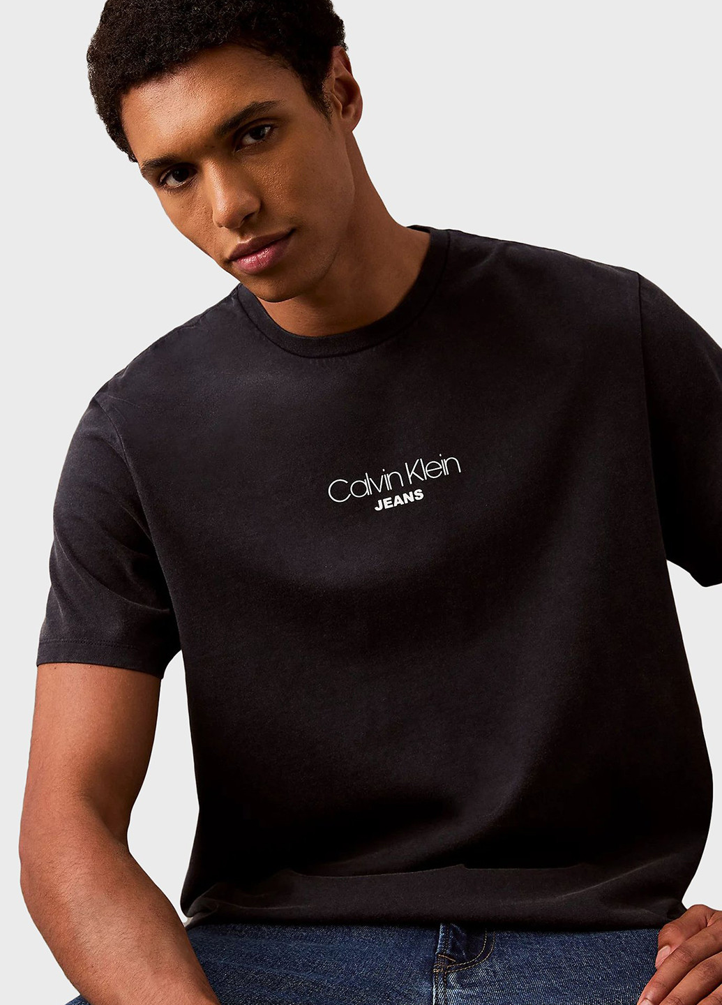 Чорна футболка Calvin Klein Jeans