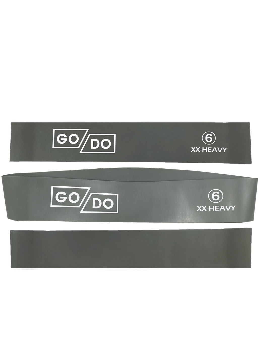 Резинка для фітнесу GoDo # 6 (25 кг) (гумова петля, латексна стрічка опору, кільце для йоги на ноги) EasyFit (241214965)