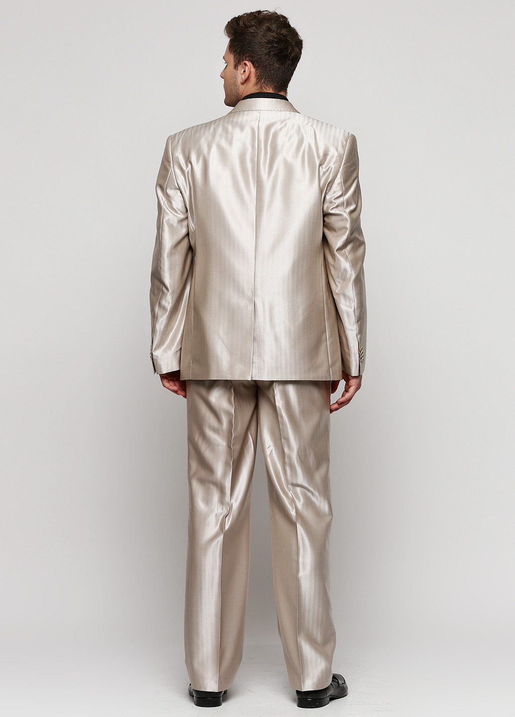 Сріблястий демісезонний костюм (піджак, брюки) брючний Galant