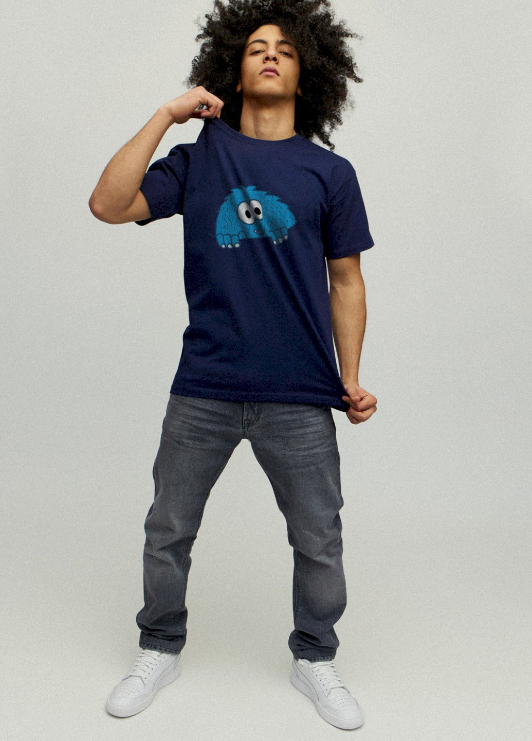 Темно-синя футболка чоловіча YAPPI