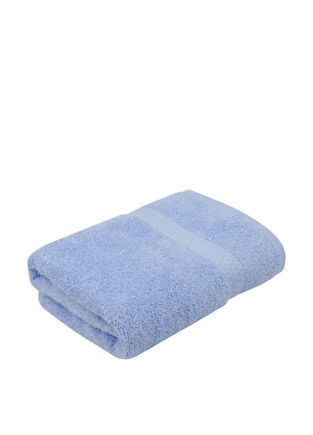 No Brand полотенце, 50х90 см однотонный голубой производство - Азербайджан