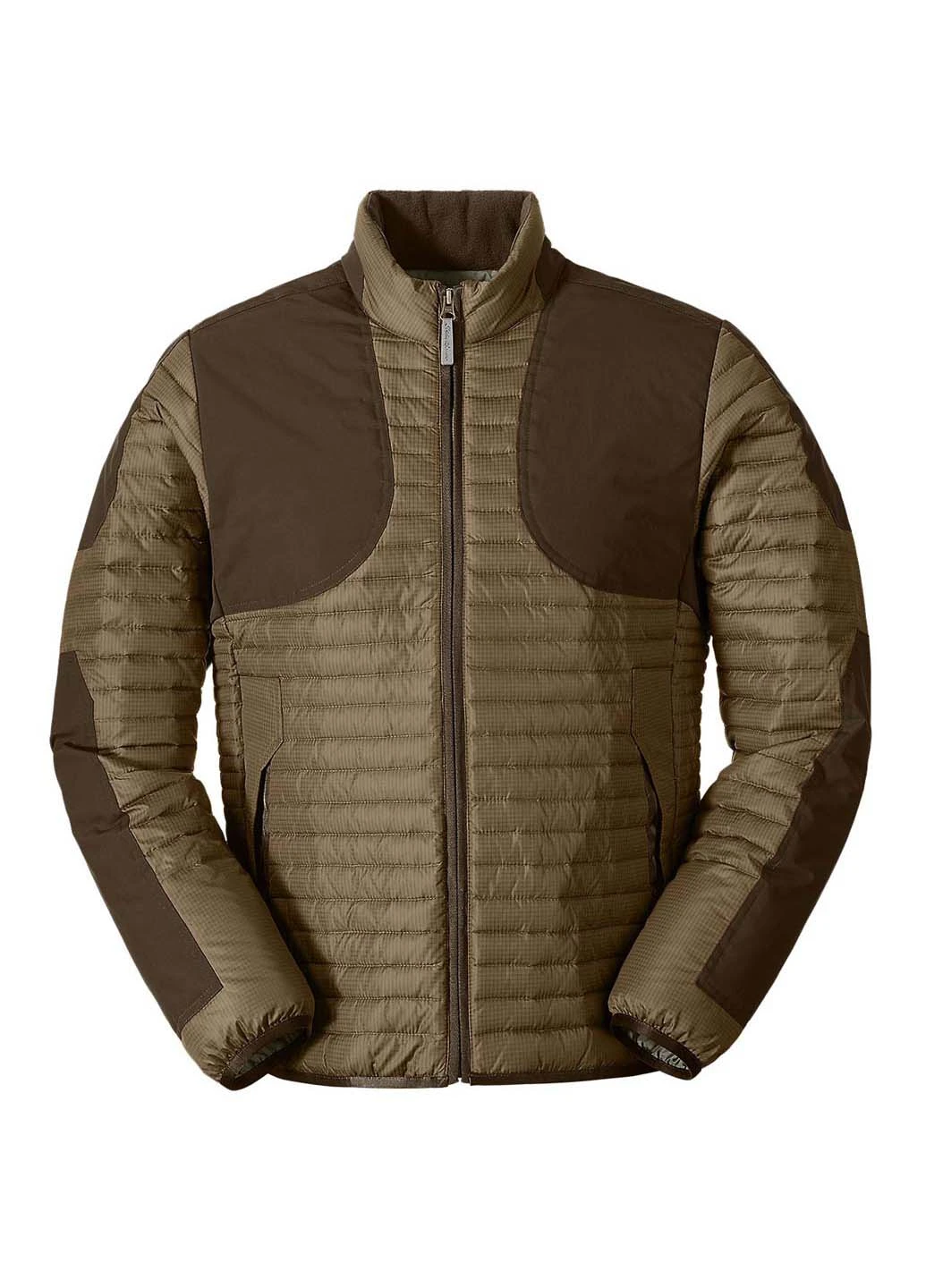 Светло-коричневый демисезонный Пуховик Eddie Bauer