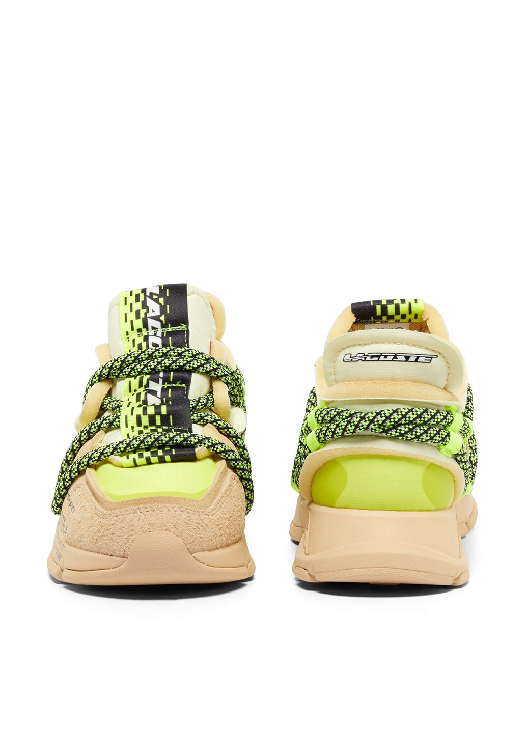 Бежеві Осінні кросівки Lacoste L003 RUNWAY