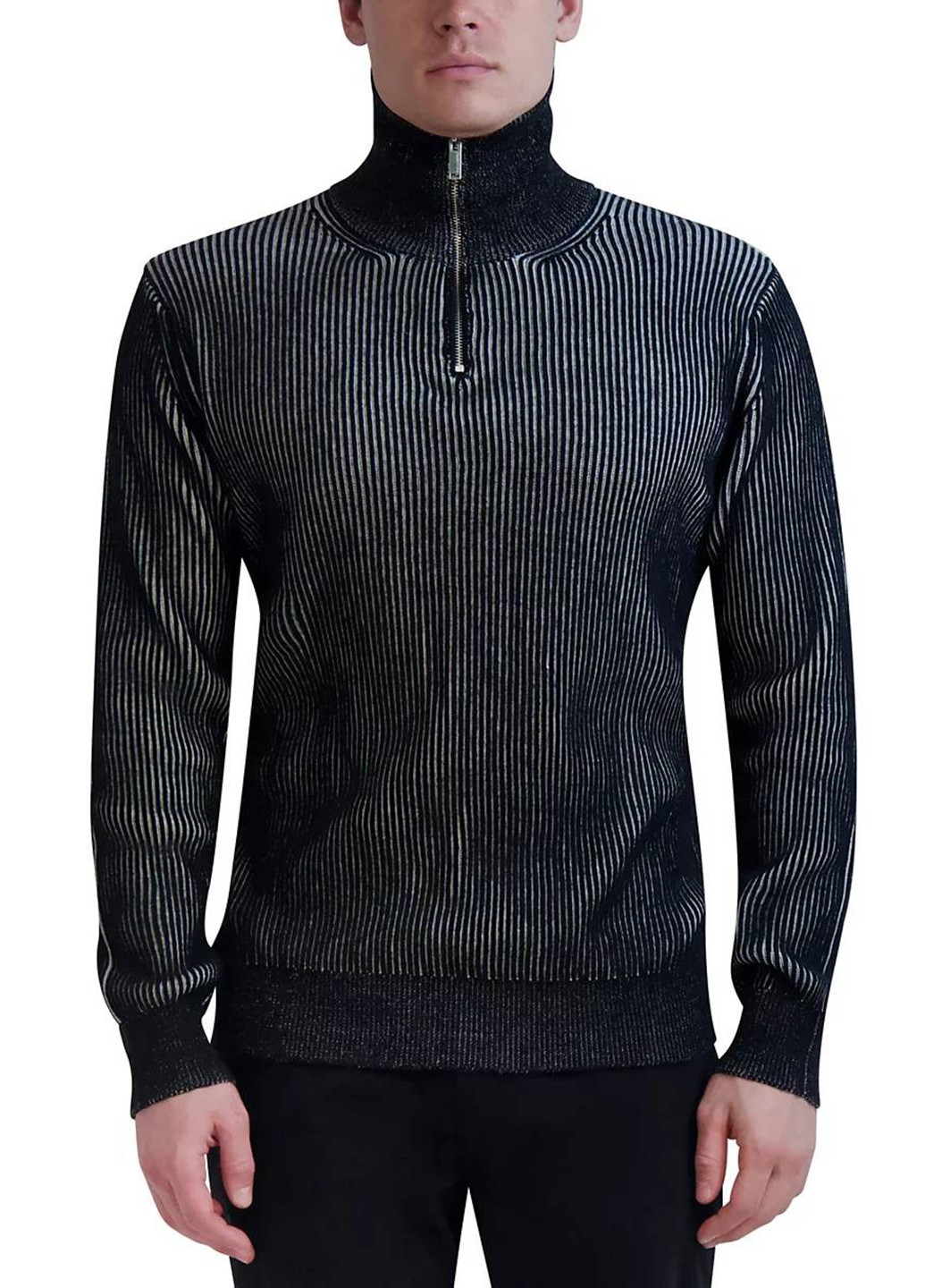 Черный зимний свитер Karl Lagerfeld