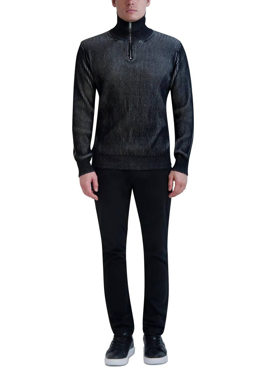 Черный зимний свитер Karl Lagerfeld