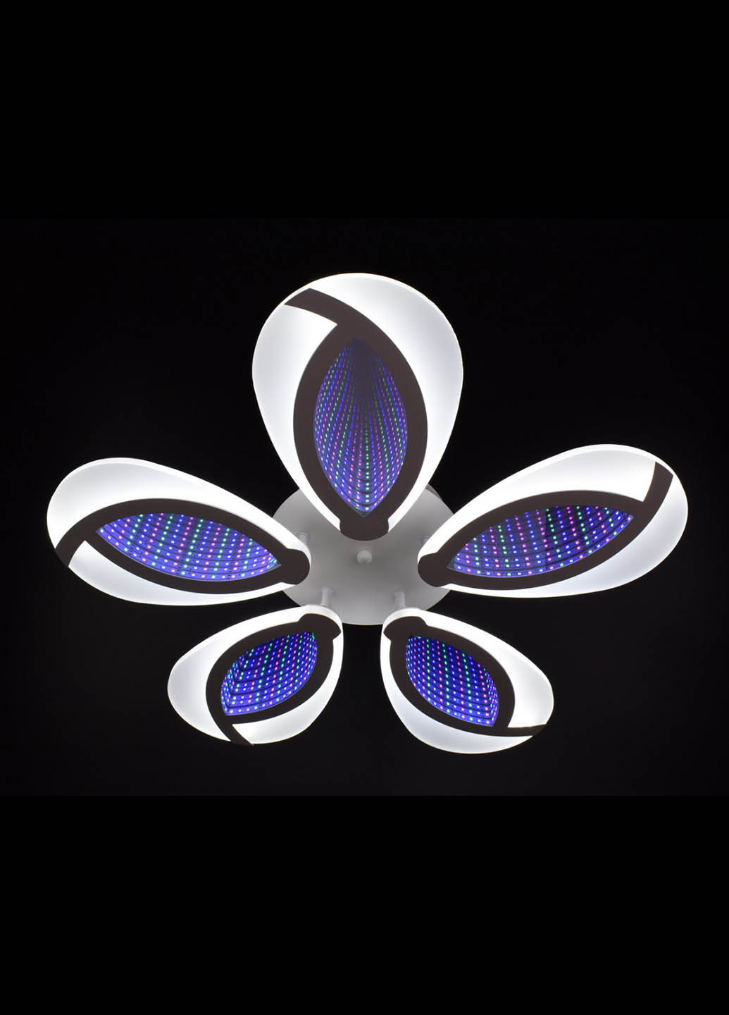 Люстра стельова LED з пультом A2701 / 5-wh Білий 8х59х59 см. Handmade (234539959)