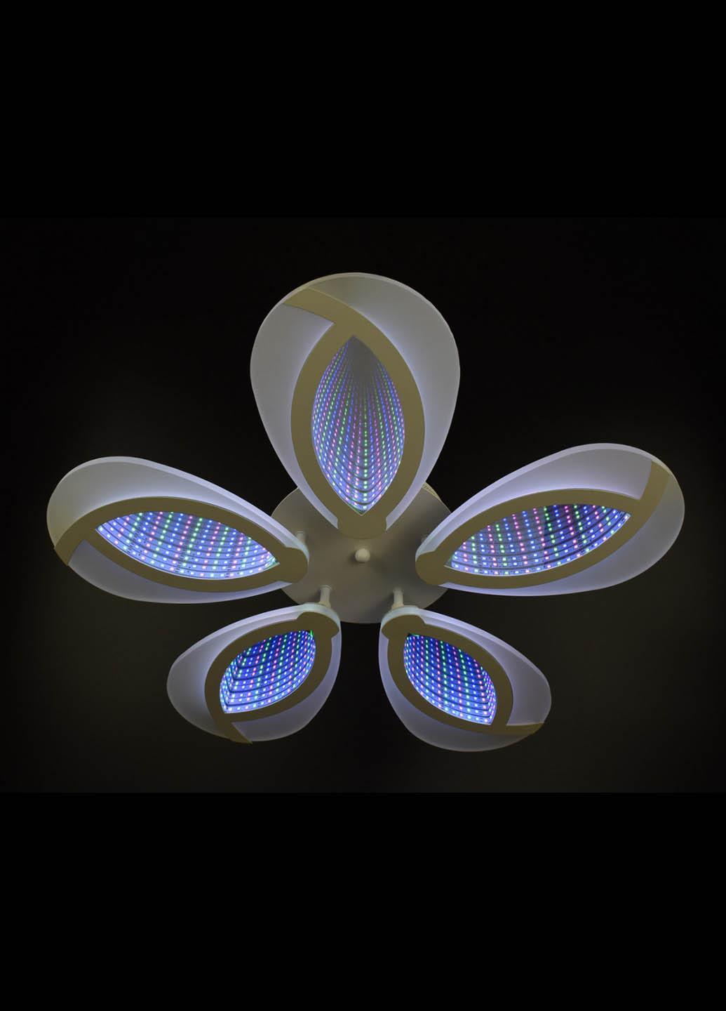 Люстра стельова LED з пультом A2701 / 5-wh Білий 8х59х59 см. Handmade (234539959)