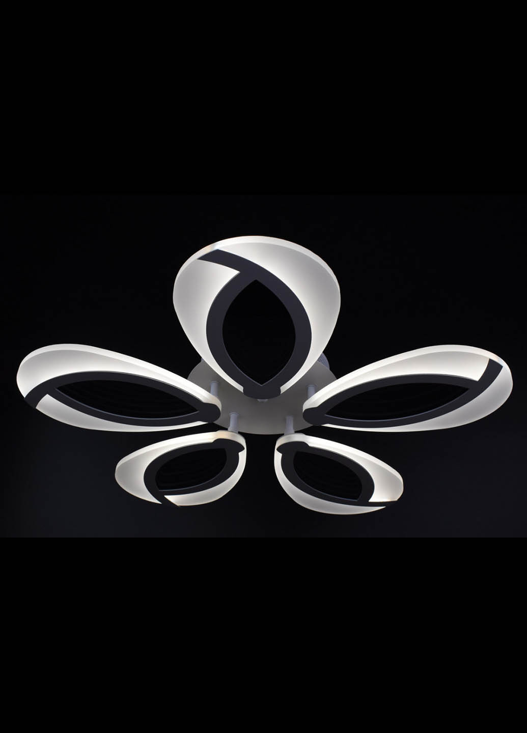 Люстра стельова LED з пультом A2701 / 5-wh Білий 8х59х59 см. Handmade (234539959)